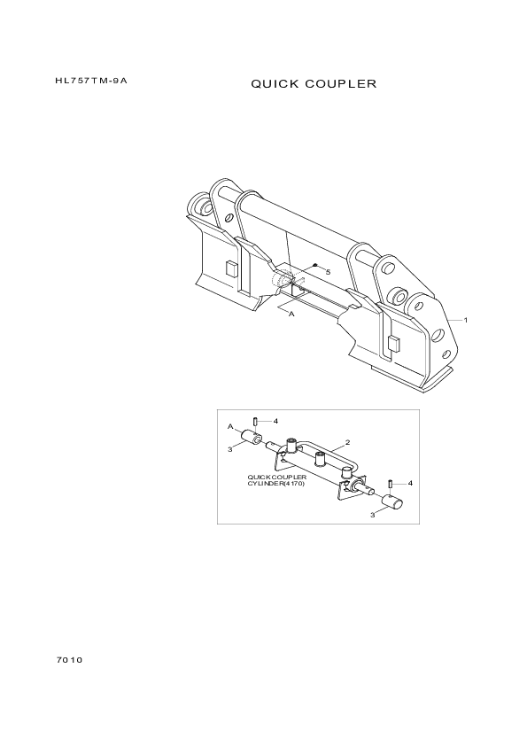 drawing for Hyundai Construction Equipment 61LD-90241 - PIN-COUPLER
