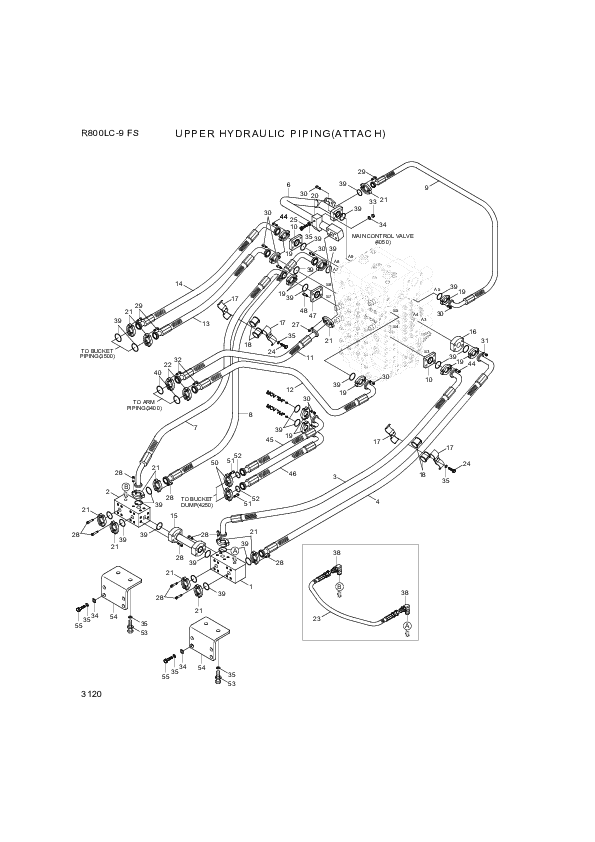 drawing for Hyundai Construction Equipment S109-140556 - BOLT-SOCKET (figure 3)