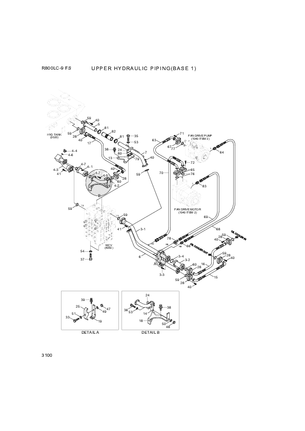 drawing for Hyundai Construction Equipment P980-122435 - HOSE ASSY-ORFS&FLG