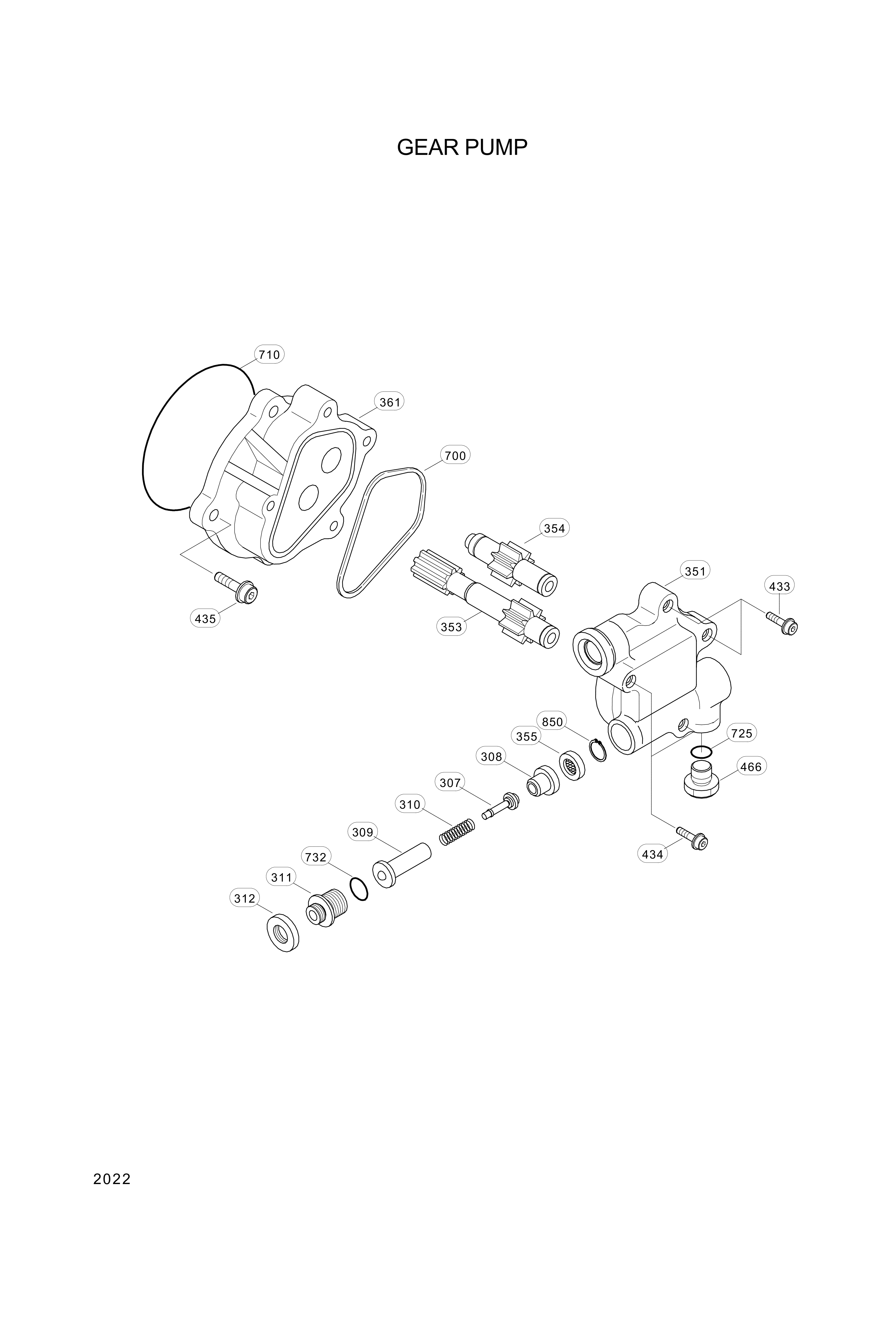 drawing for Hyundai Construction Equipment PFSBM820 - SOCKET-FLANGE