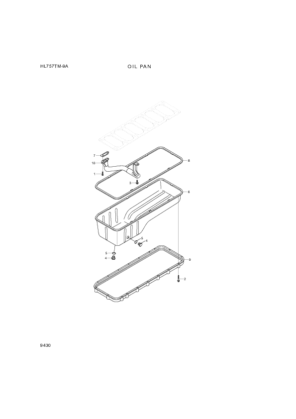 drawing for Hyundai Construction Equipment YUBP-05054 - PLUG-THREAD (figure 2)
