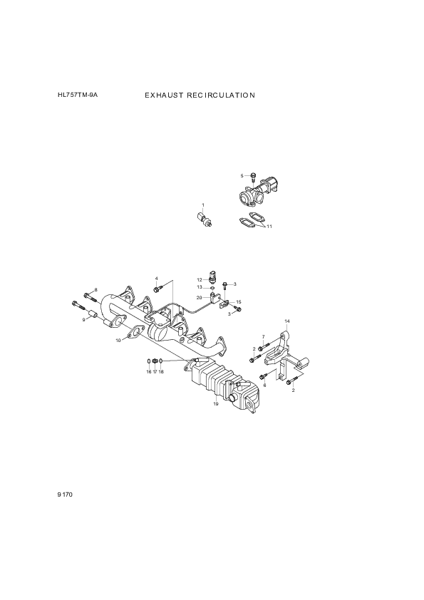 drawing for Hyundai Construction Equipment YUBP-04821 - UNION-MALE (figure 2)