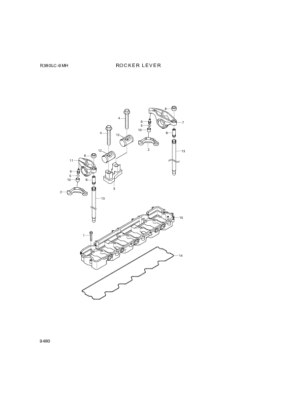 drawing for Hyundai Construction Equipment YUBP-06986 - SCREW-HEX FLG (figure 5)
