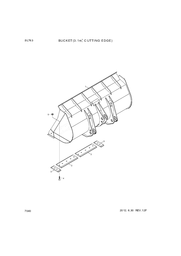 drawing for Hyundai Construction Equipment S208-221003 - NUT-HEX (figure 4)