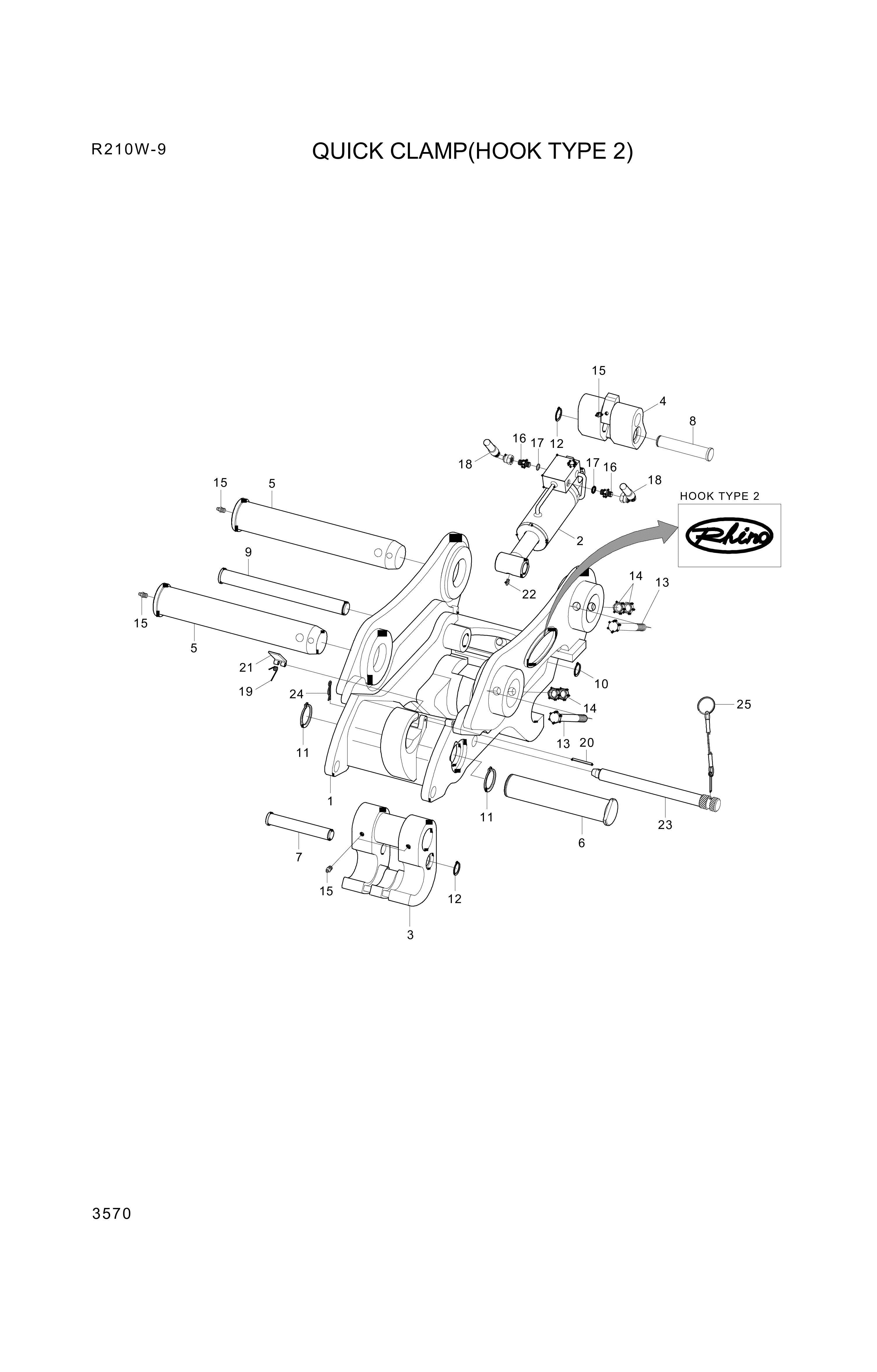 drawing for Hyundai Construction Equipment XKBP-00211 - SPRING (figure 1)