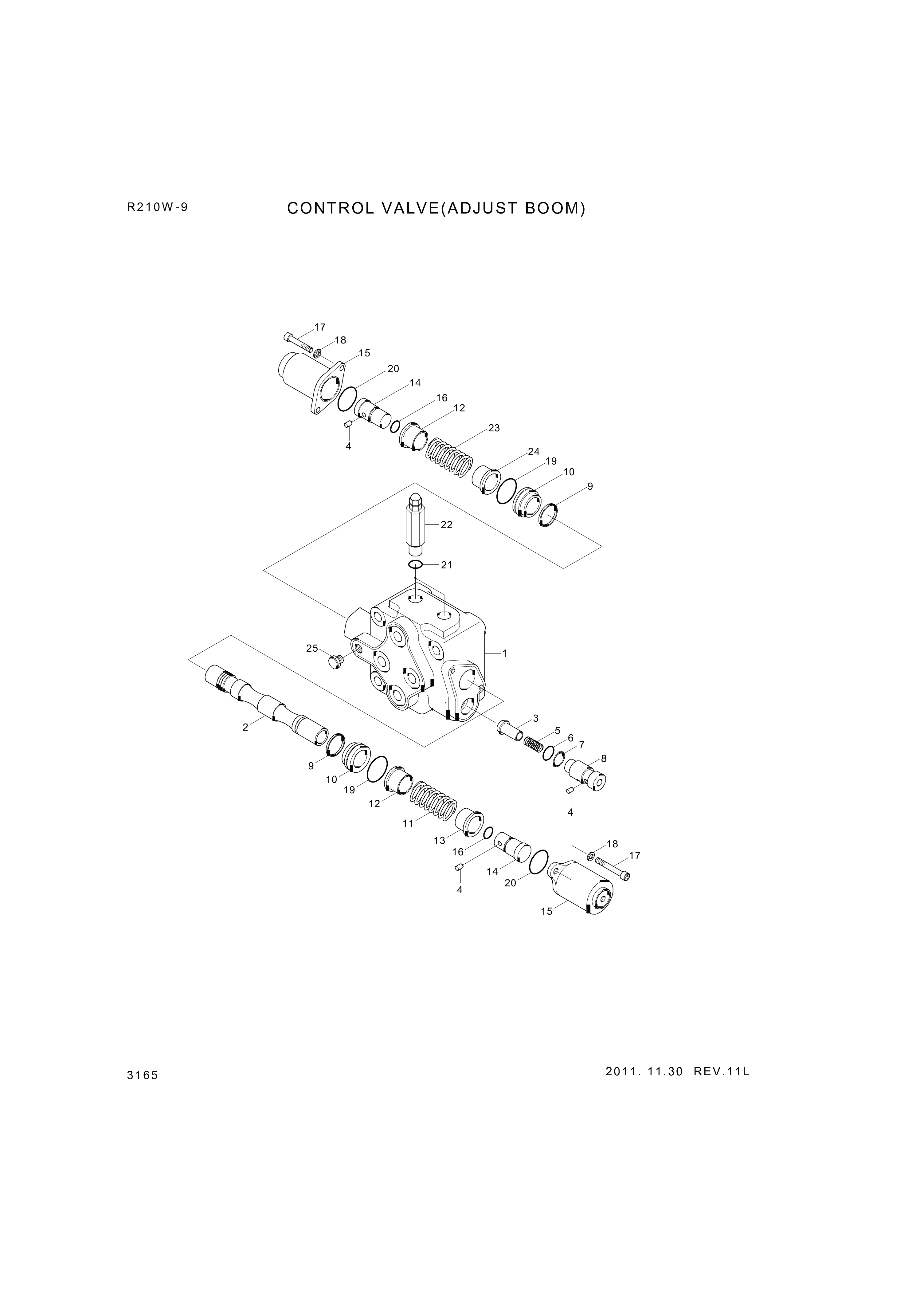 drawing for Hyundai Construction Equipment 8072-084 - BOLT-SOCKET (figure 1)