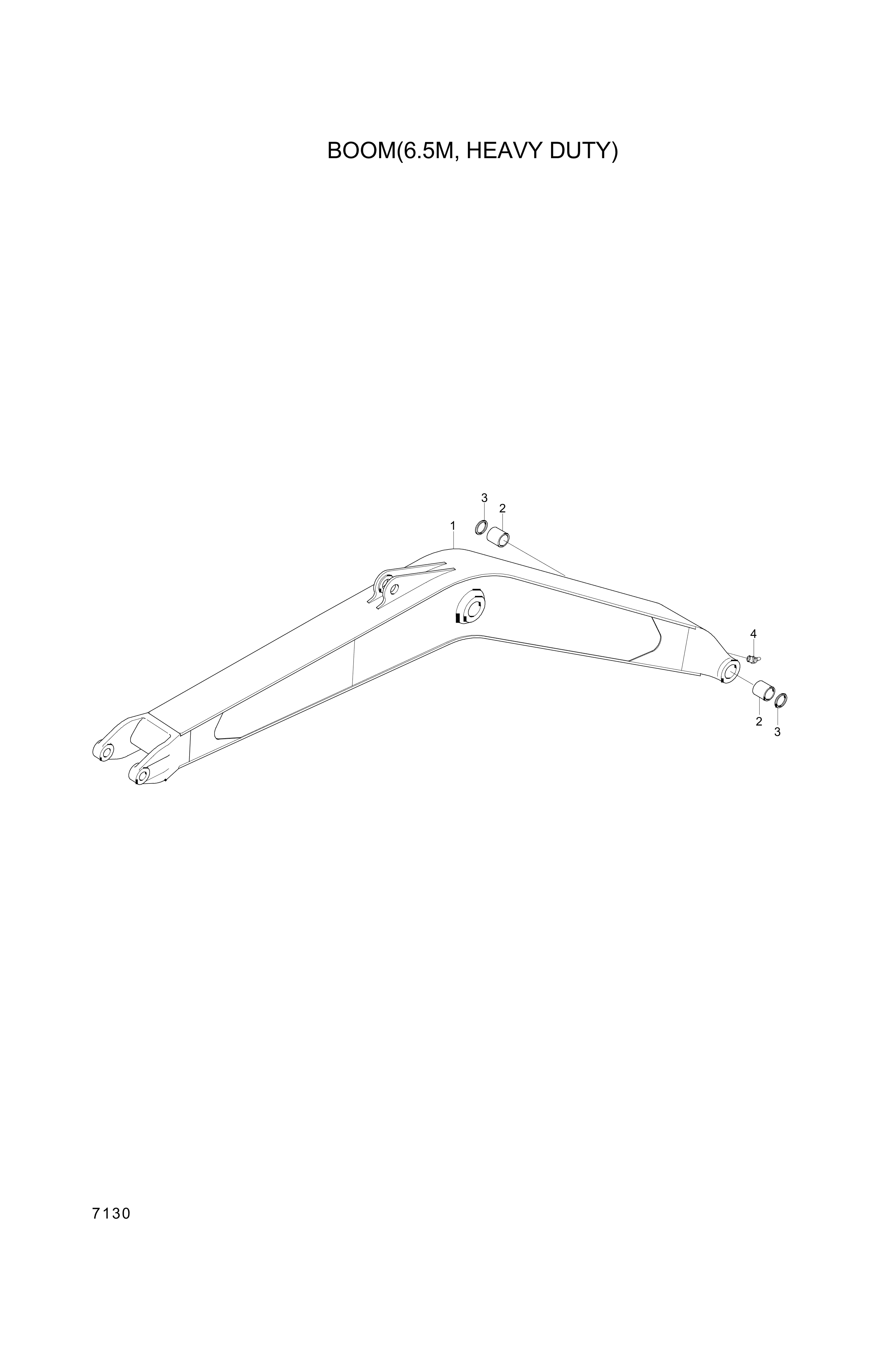 drawing for Hyundai Construction Equipment 61EN-12130 - BUSHING-BRONZE (figure 4)