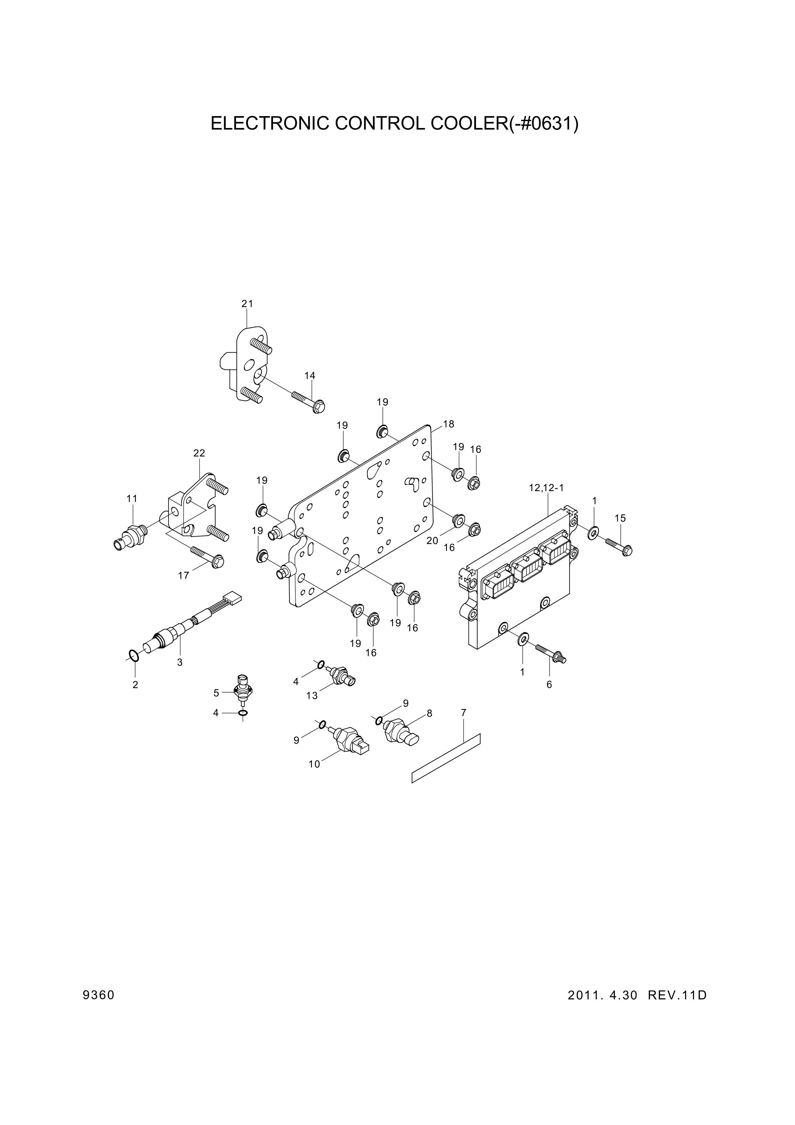 drawing for Hyundai Construction Equipment YUBP-04940 - SCREW-HEX (figure 4)