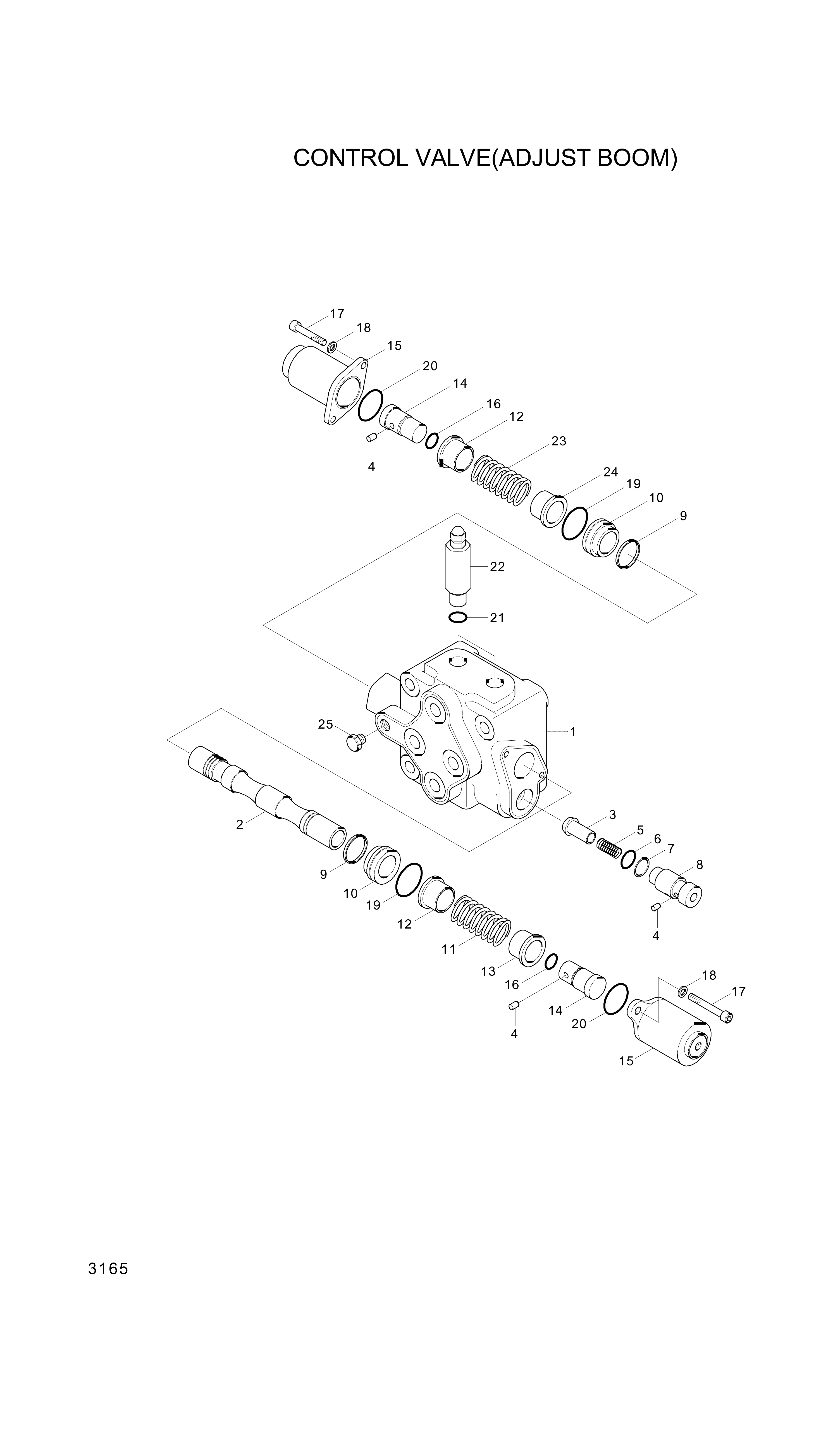 drawing for Hyundai Construction Equipment 8072-084 - BOLT-SOCKET (figure 2)