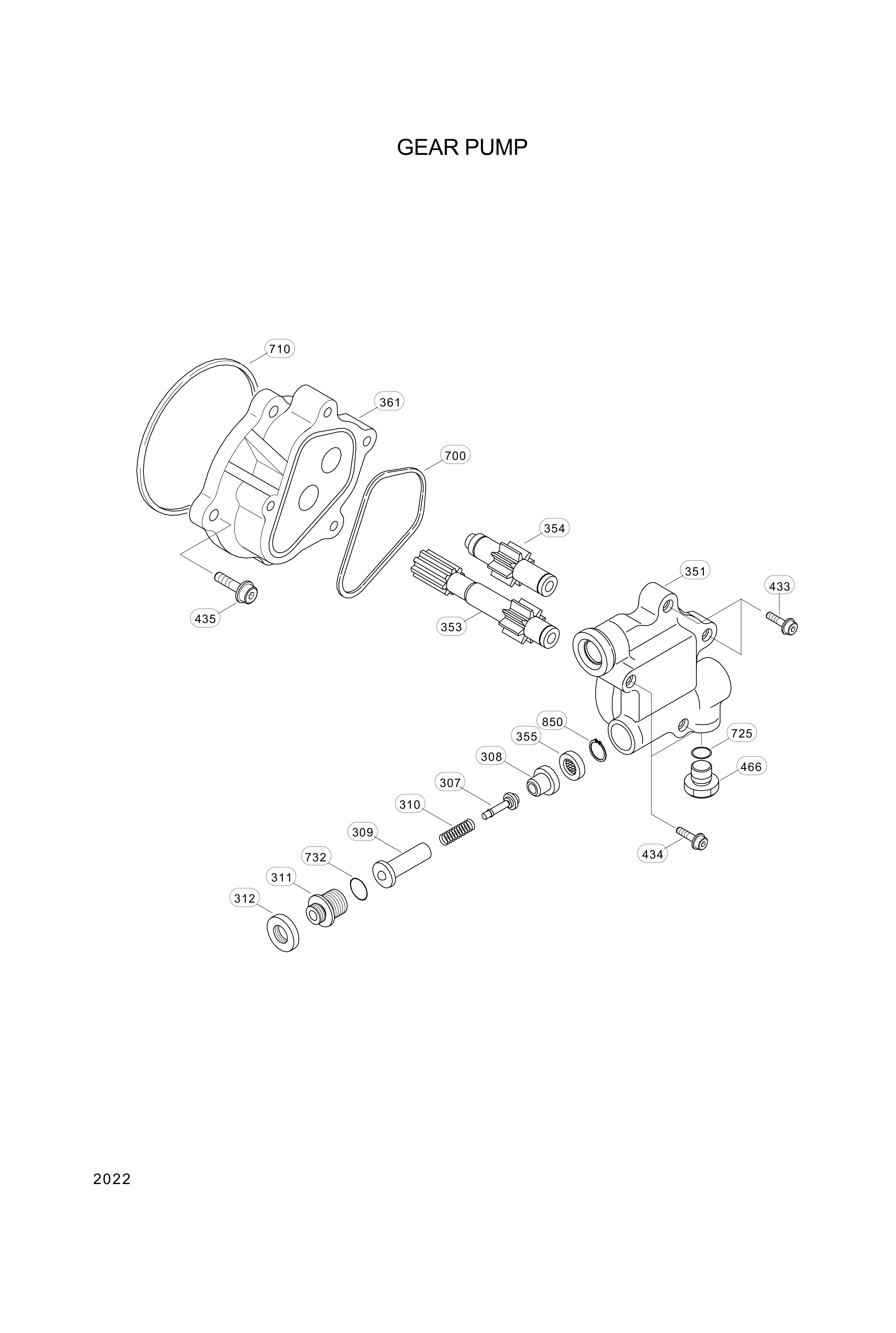 drawing for Hyundai Construction Equipment PFSBM820 - SOCKET-FLANGE