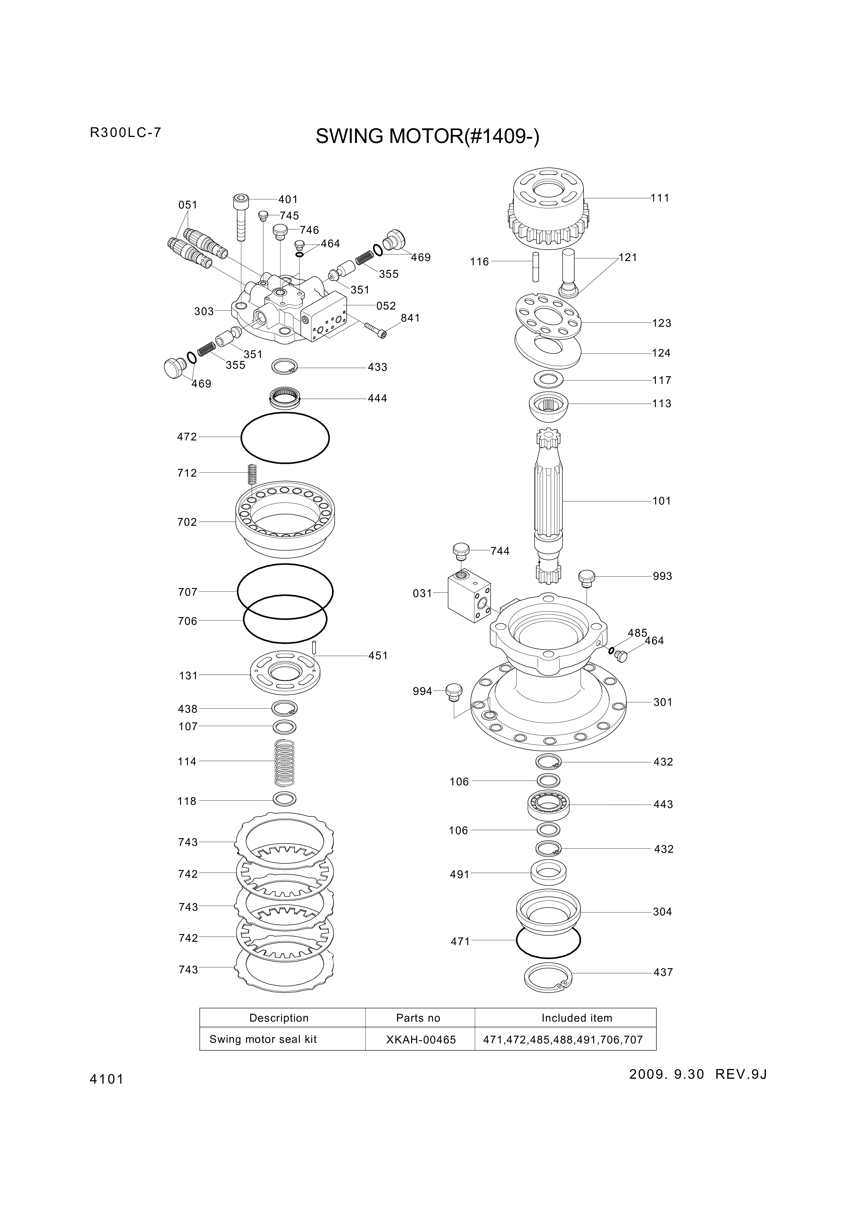drawing for Hyundai Construction Equipment OORBG100 - O-RING,S/MOTOR (figure 5)