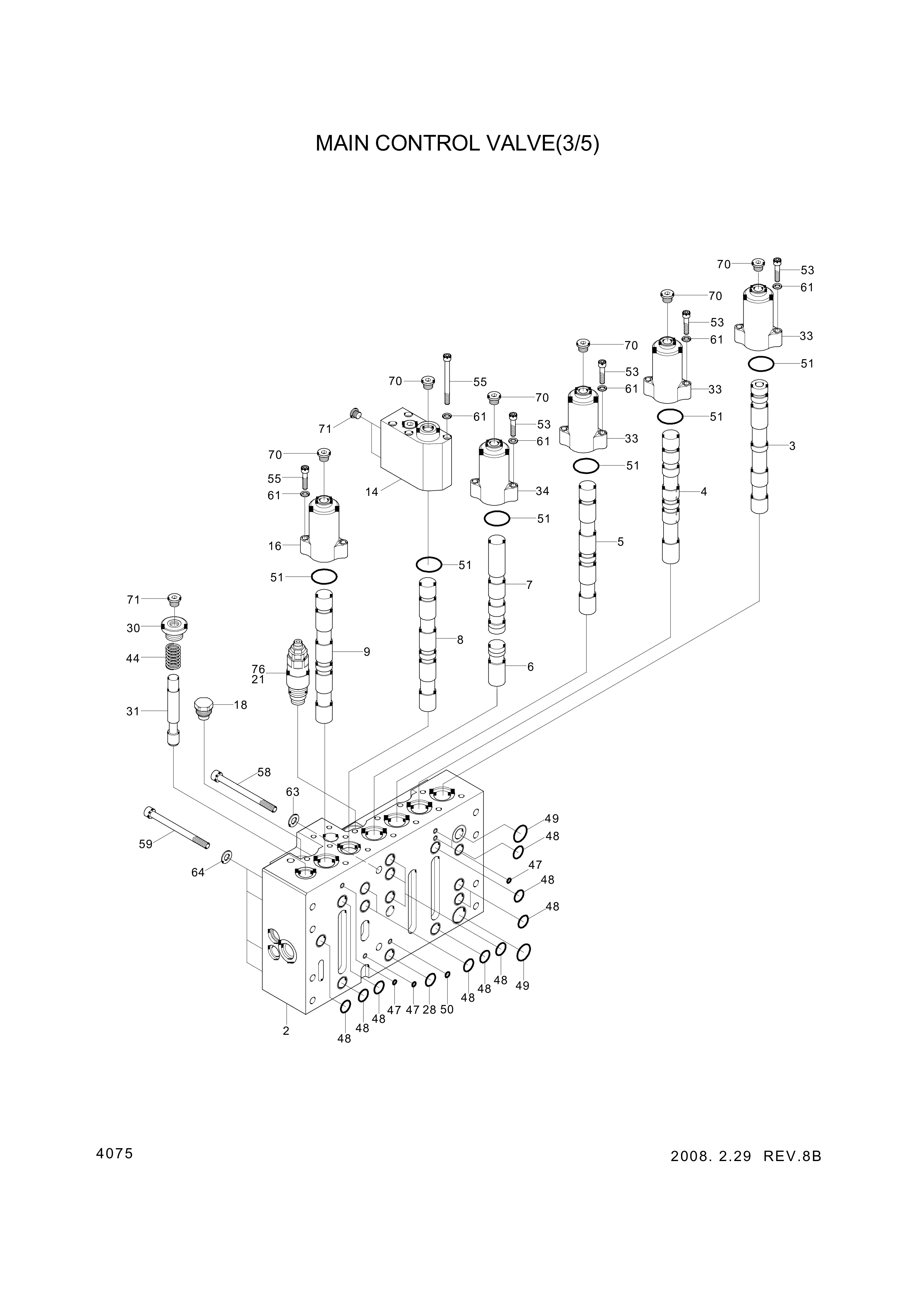 drawing for Hyundai Construction Equipment 95151-03400 - O-RING (figure 3)