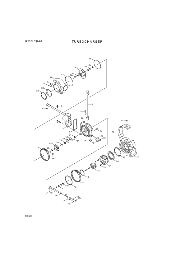 drawing for Hyundai Construction Equipment 3594891 - BUSHING (figure 2)