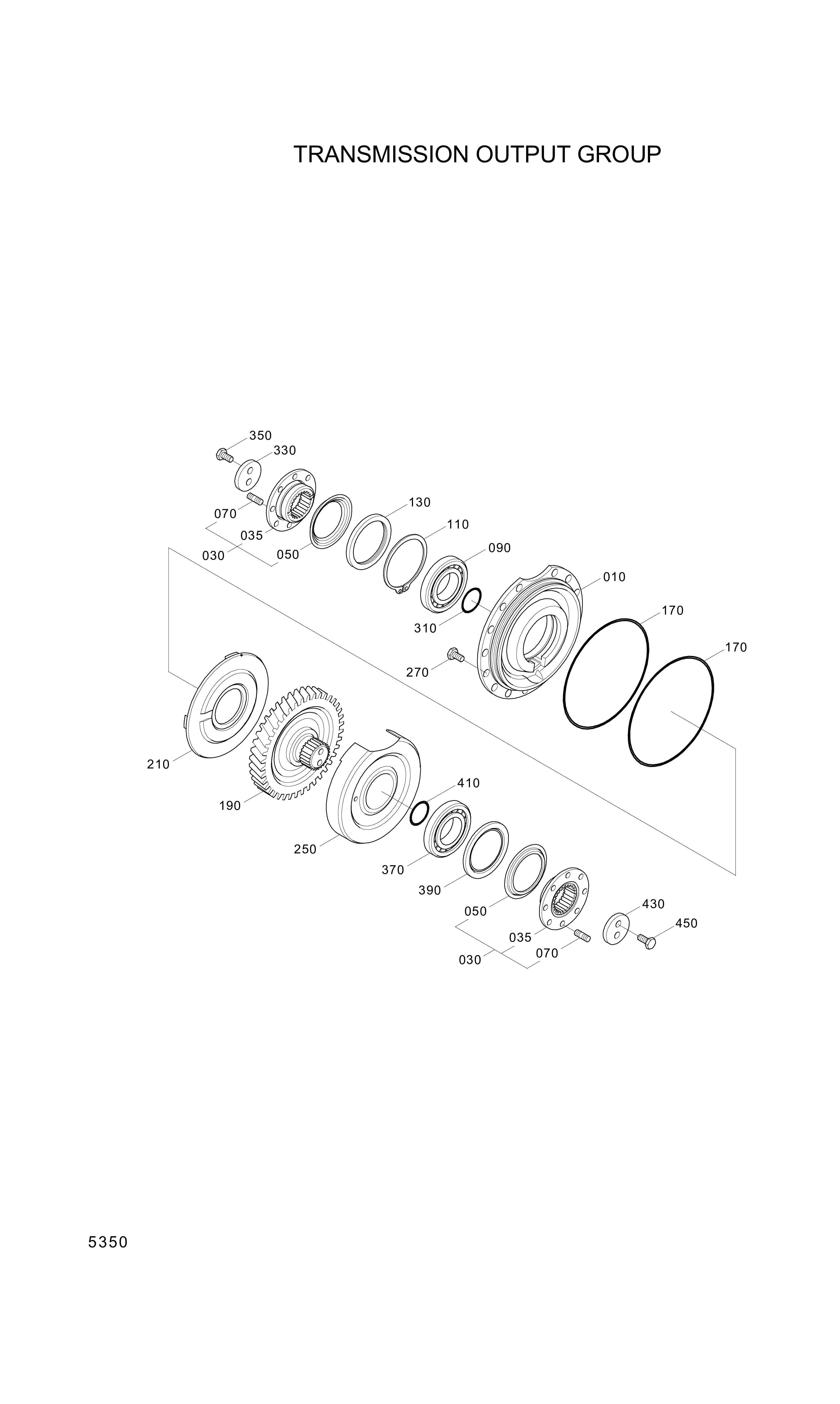 drawing for Hyundai Construction Equipment 0750-116-254 - Bearing-Ball (figure 5)