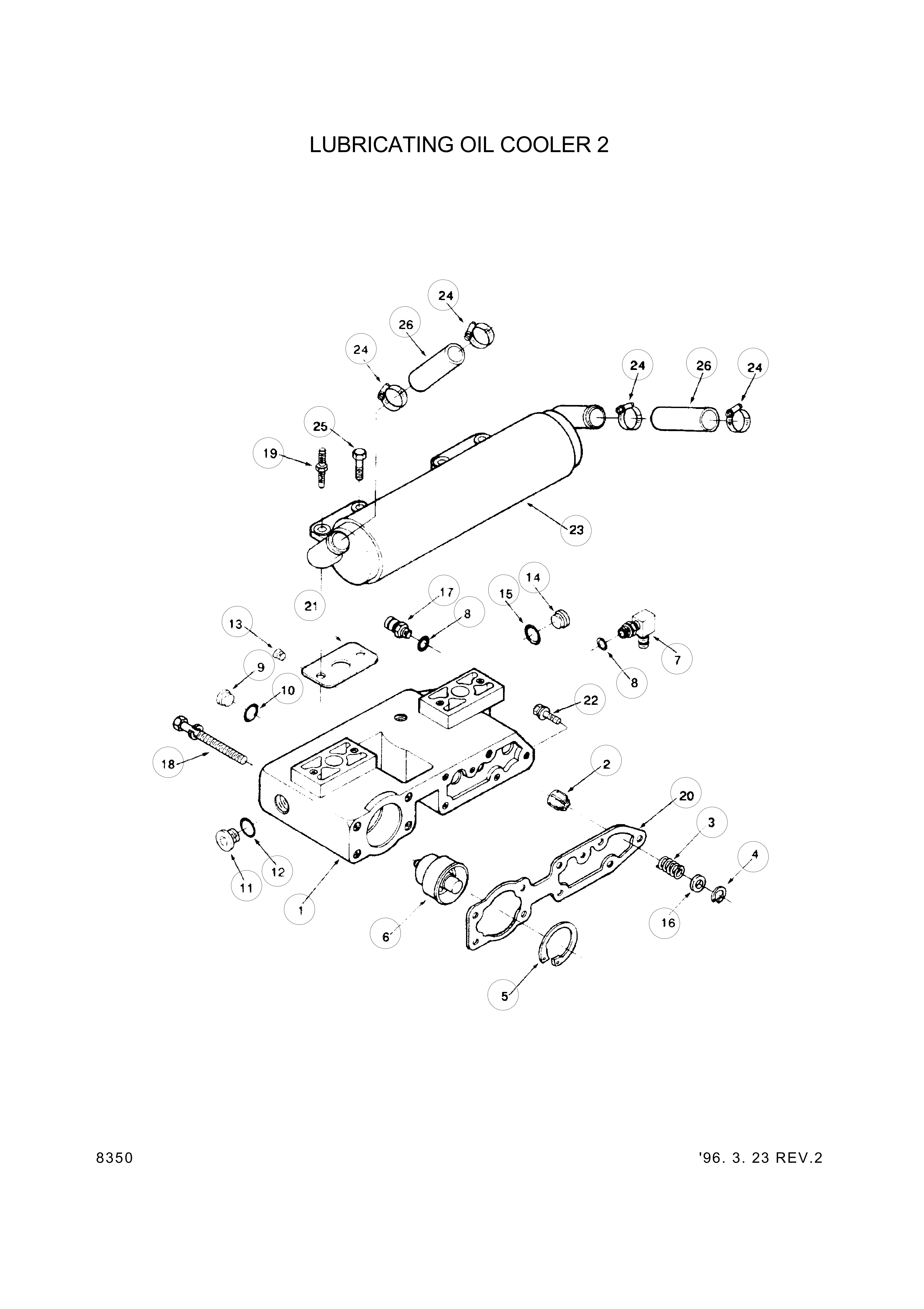 drawing for Hyundai Construction Equipment YUBP-06436 - NIPPLE-LUB (figure 2)