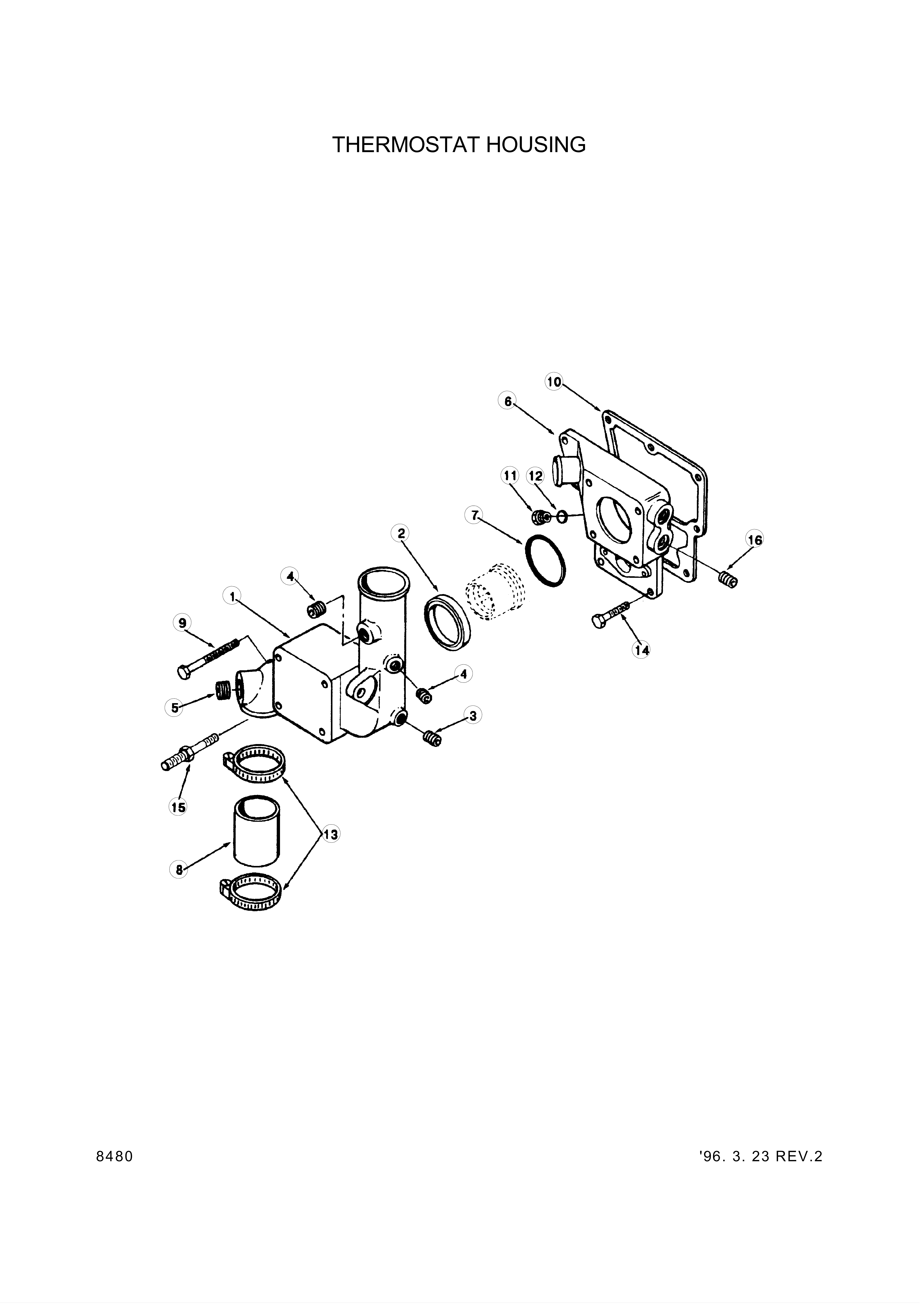 drawing for Hyundai Construction Equipment YUBP-06818 - GASKET (figure 1)