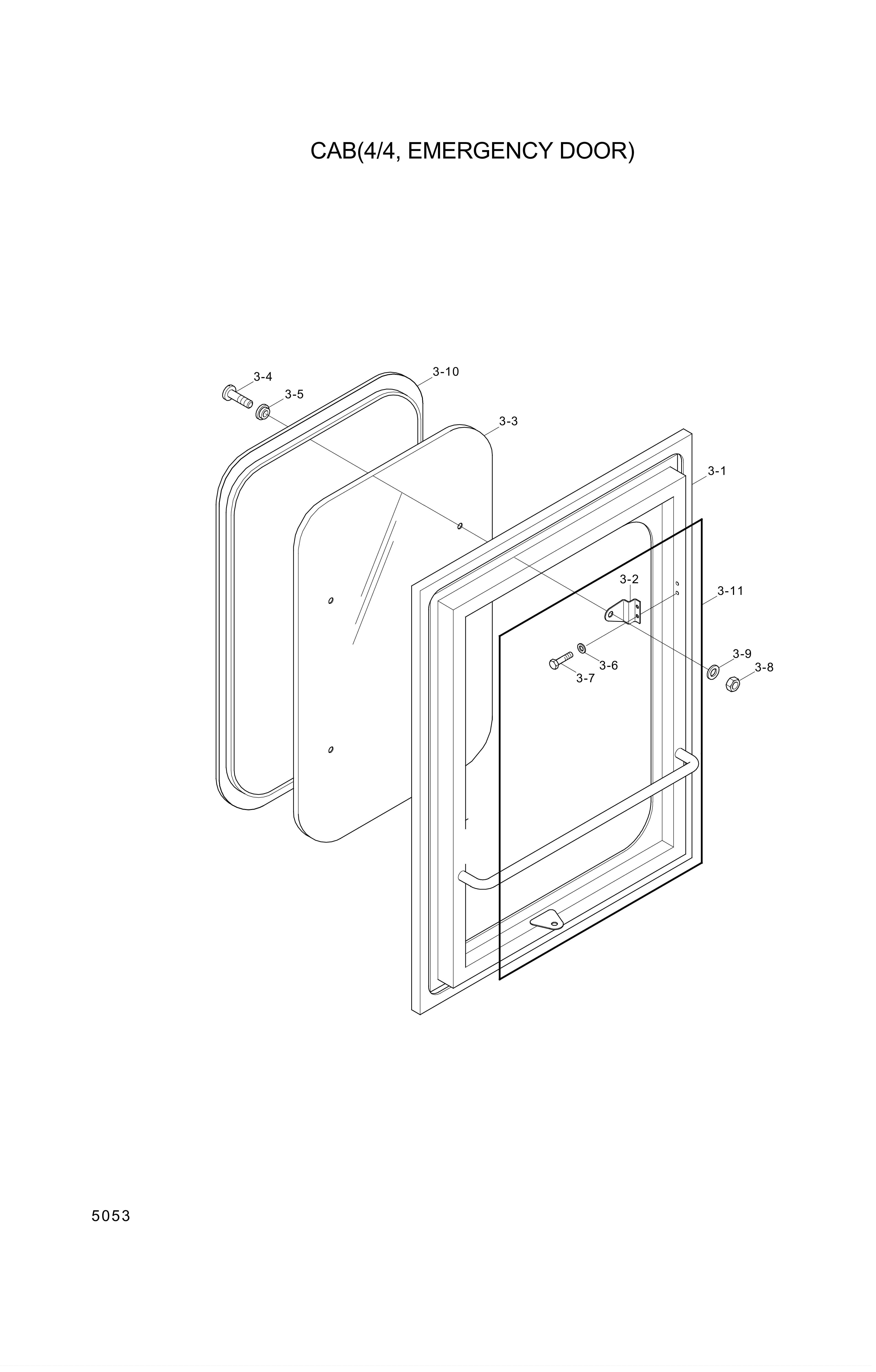 drawing for Hyundai Construction Equipment S401-102006 - WASHER-PLAIN (figure 2)