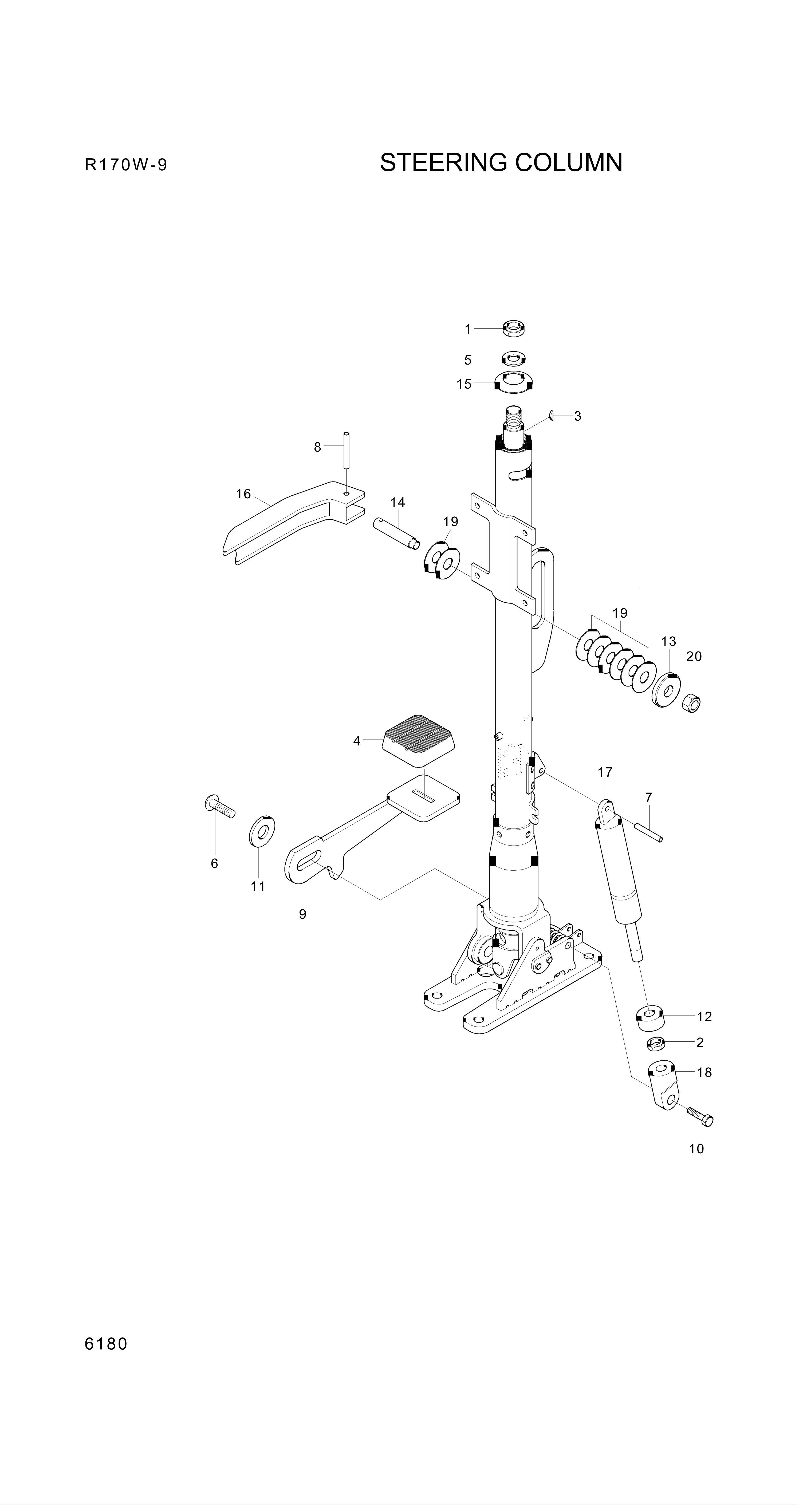 drawing for Hyundai Construction Equipment 0026.0725 - KEY (figure 3)