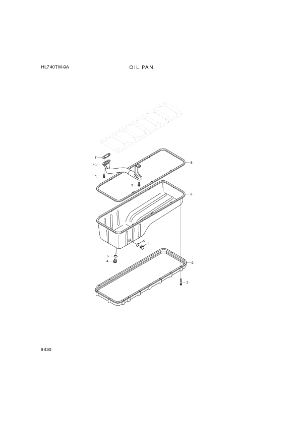 drawing for Hyundai Construction Equipment YUBP-05054 - PLUG-THREAD (figure 4)