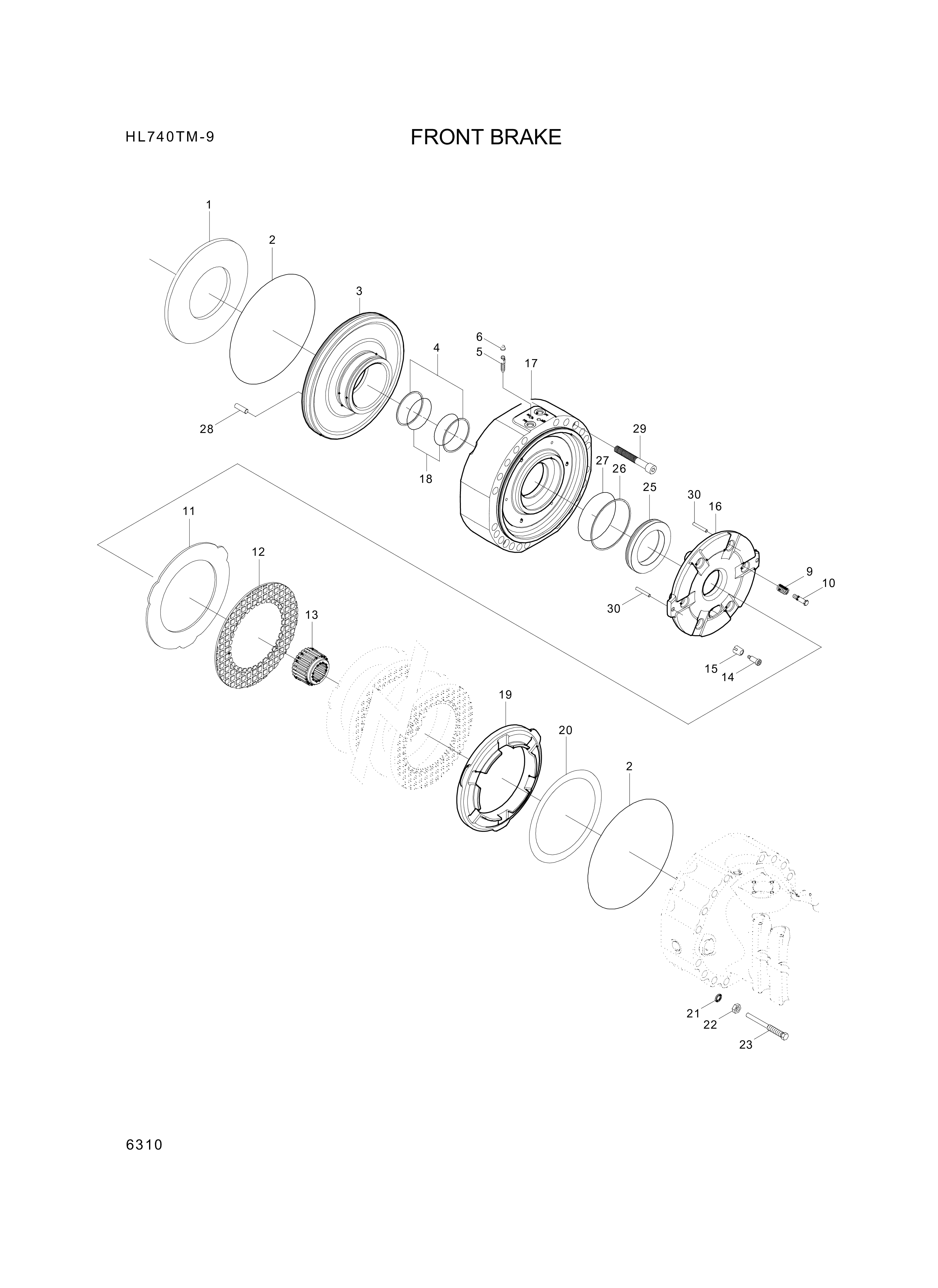 drawing for Hyundai Construction Equipment 011.13.1227 - WASHER-LOCK (figure 2)