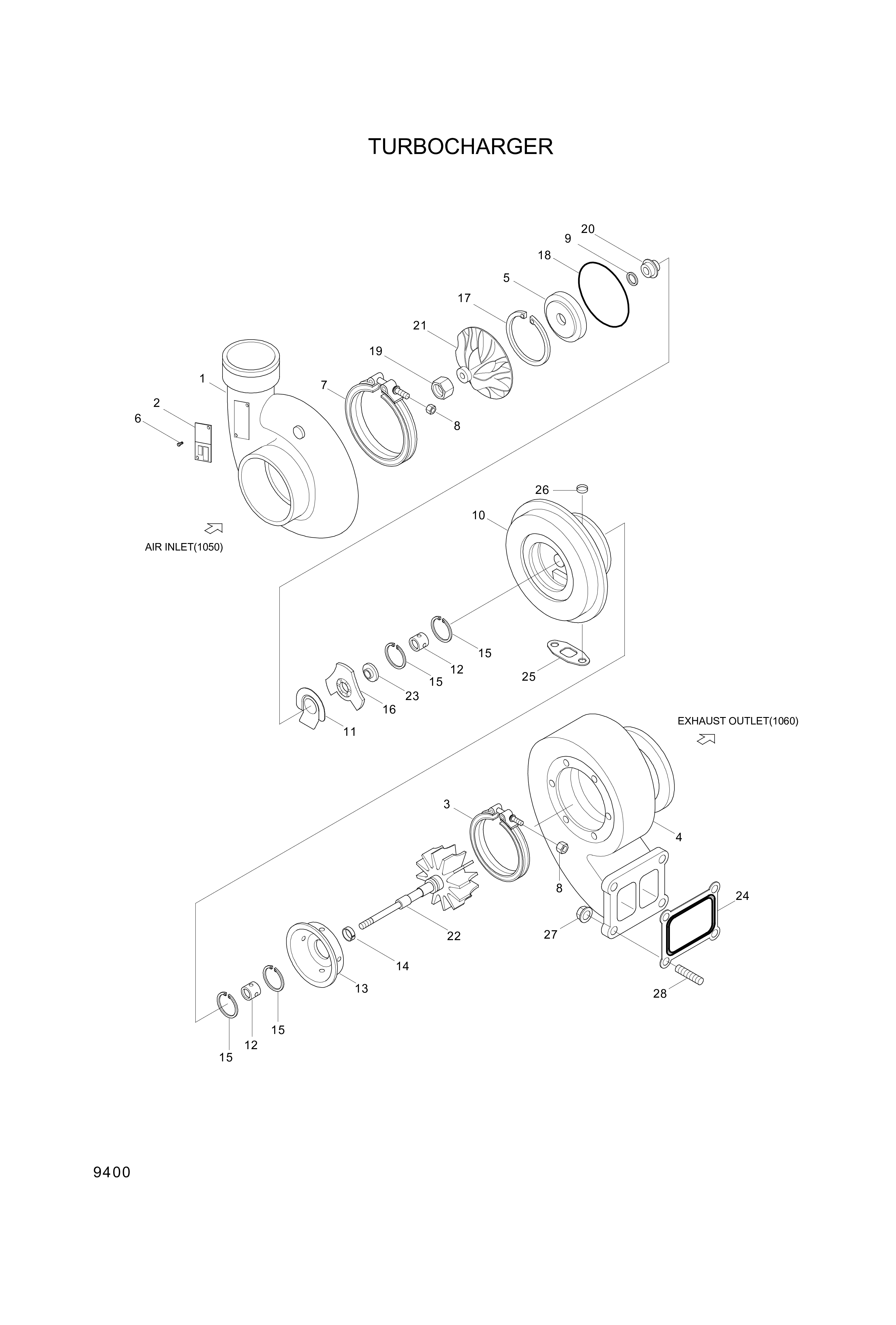 drawing for Hyundai Construction Equipment YUBP-06069 - RING-RETAINER (figure 5)