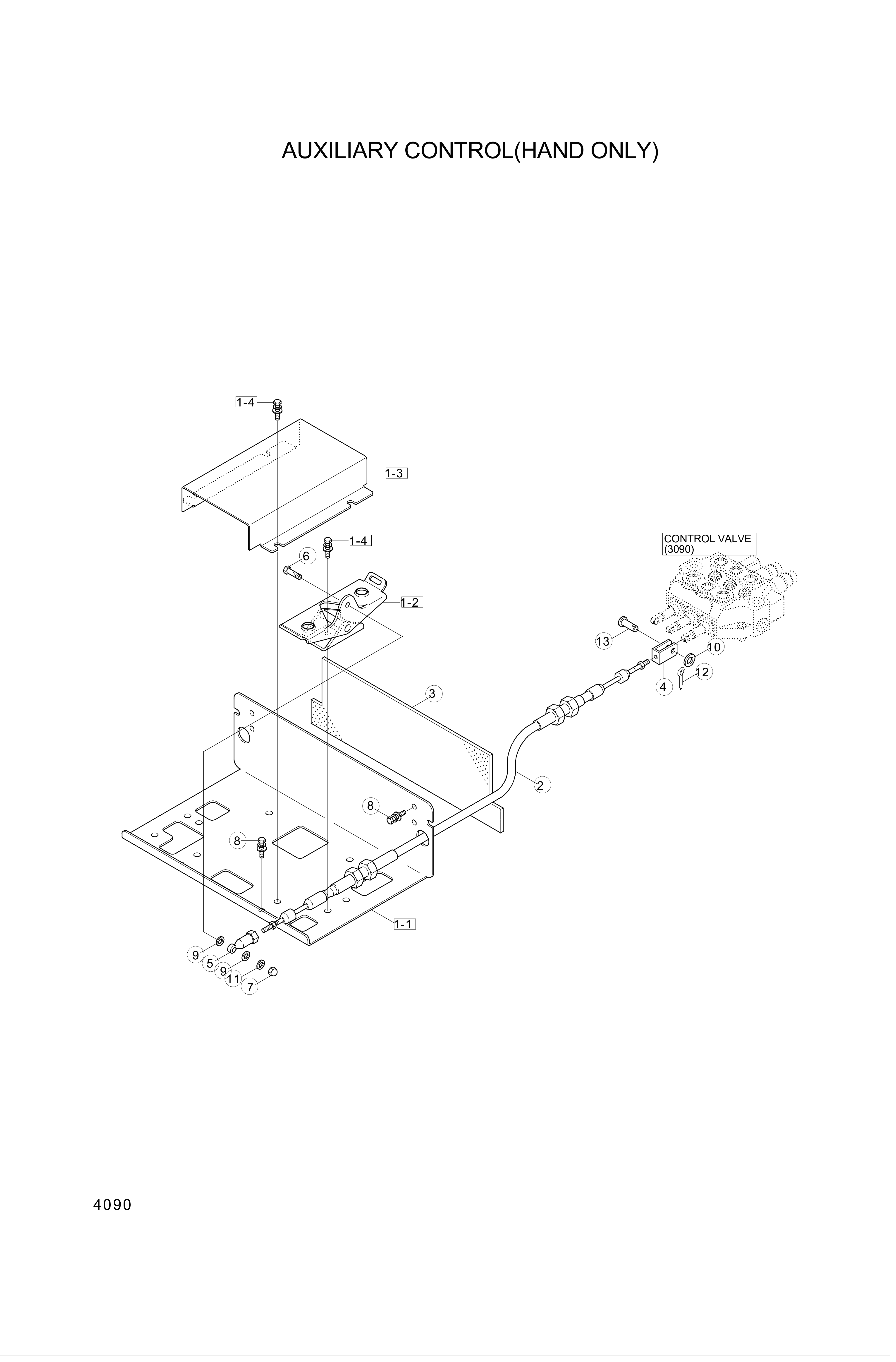 drawing for Hyundai Construction Equipment S295-060002 - NUT-CAP (figure 1)