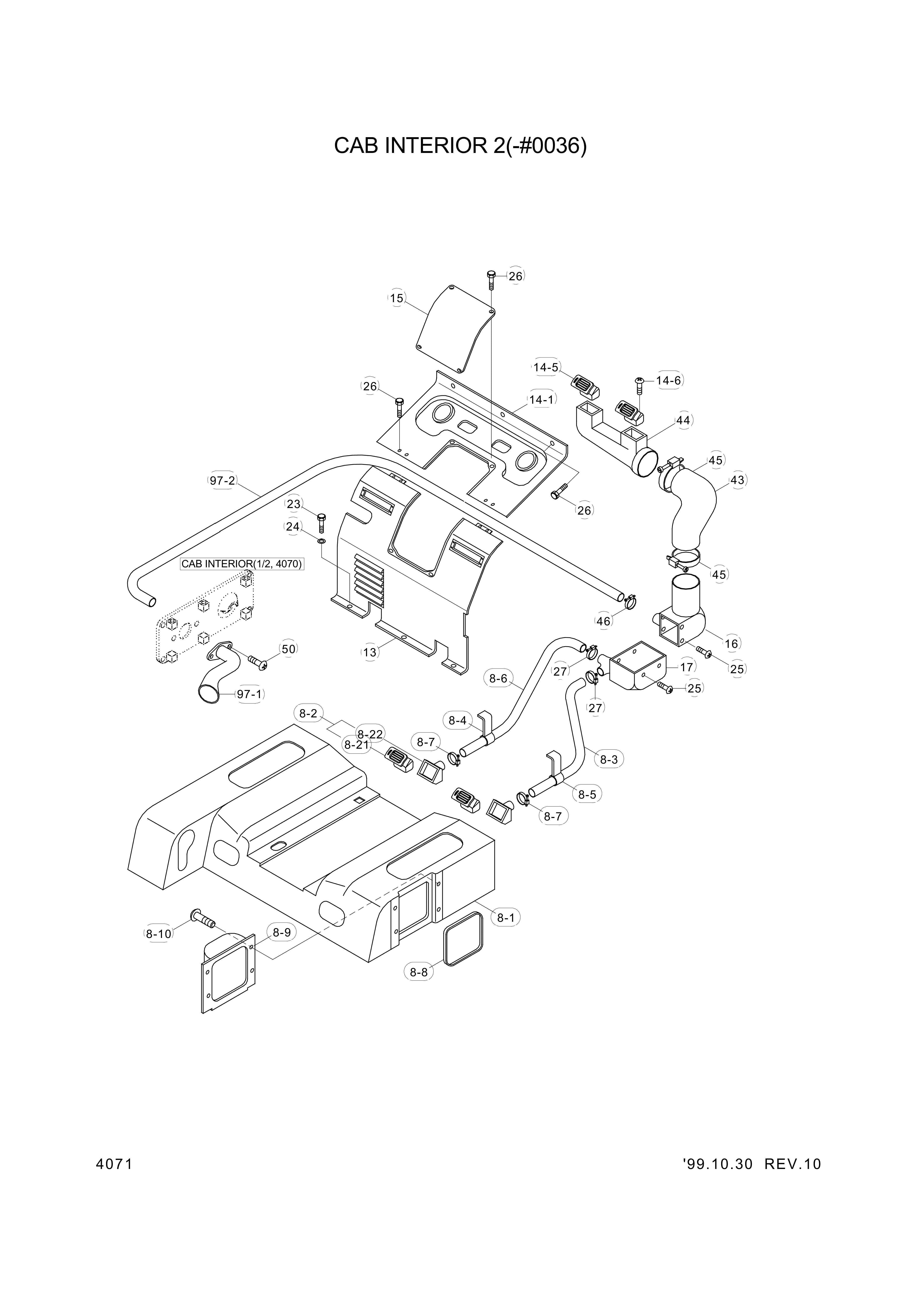 drawing for Hyundai Construction Equipment S161-040126 - BOLT-ROUND (figure 3)