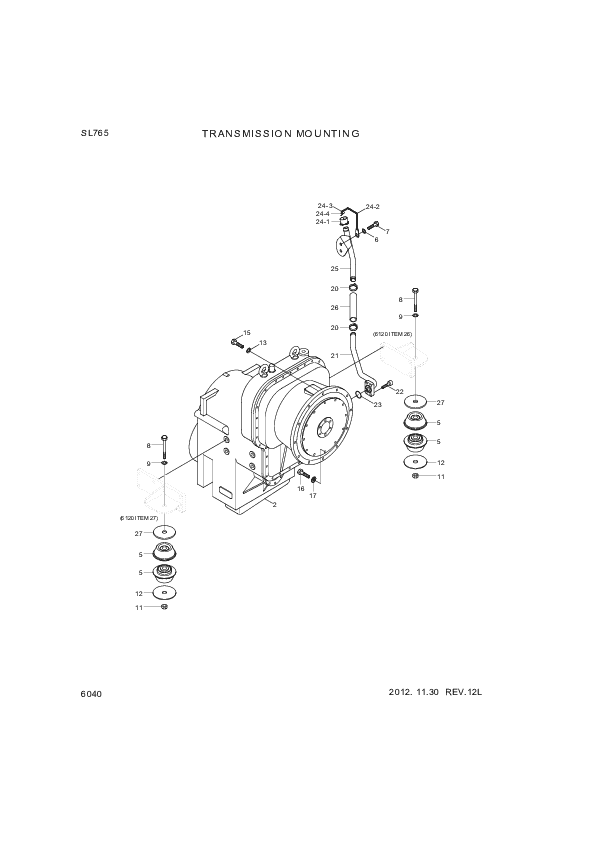 drawing for Hyundai Construction Equipment 11Z1-00411 - CAP-PIPE (figure 2)