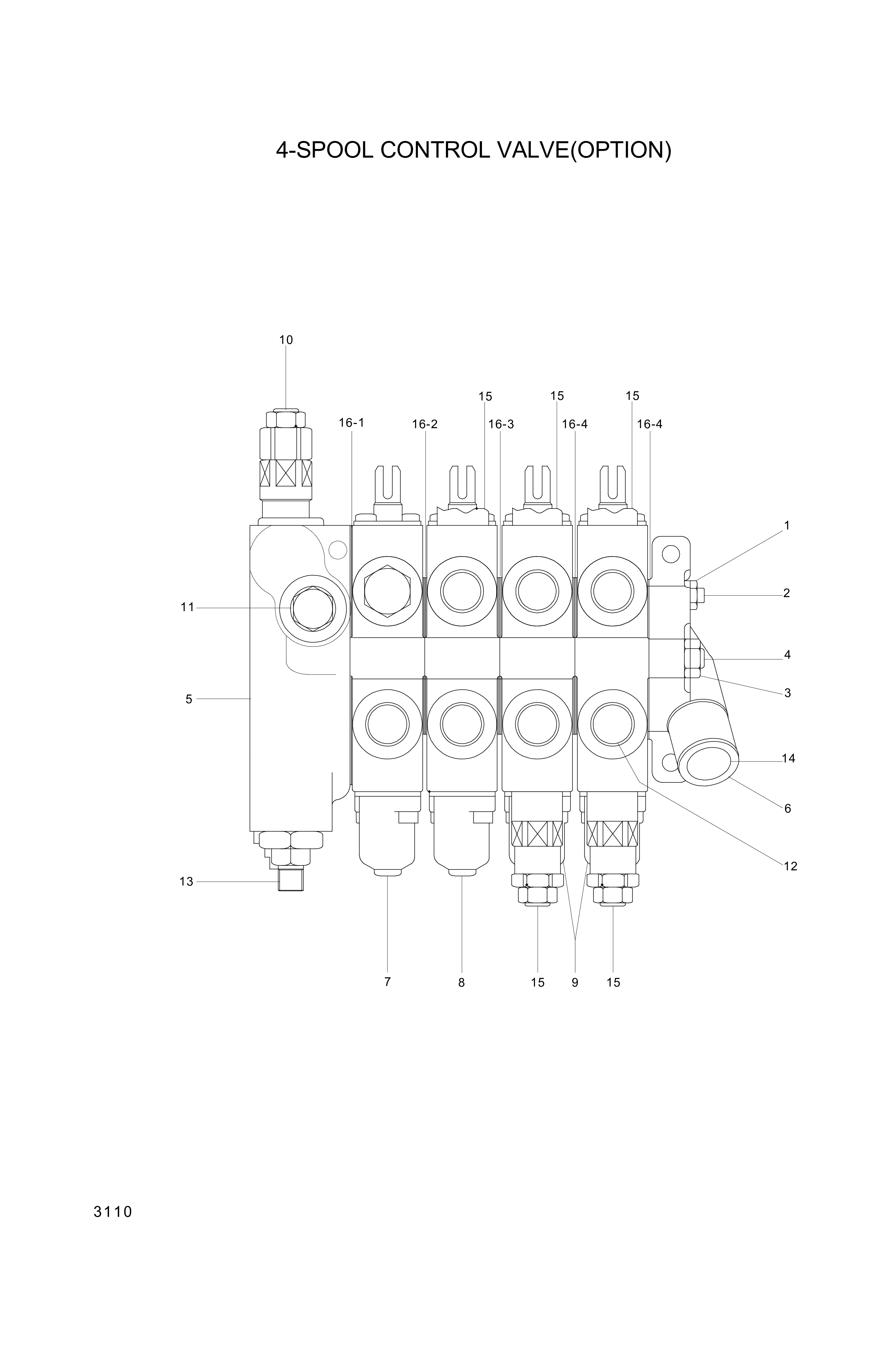 drawing for Hyundai Construction Equipment 9311808652 - Nut-Hex (figure 3)