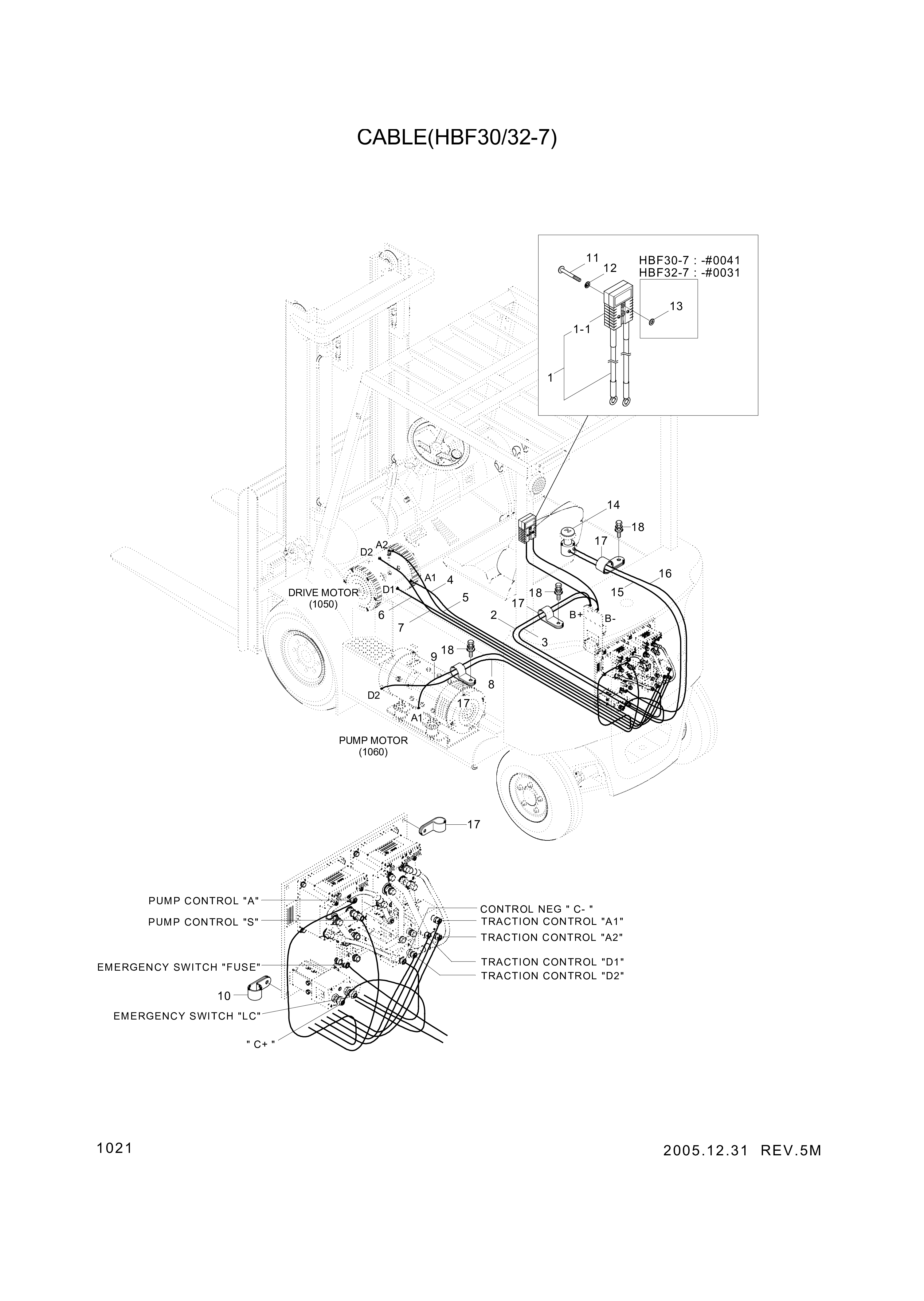 drawing for Hyundai Construction Equipment S161-060402 - BOLT-CROSS RD (figure 1)