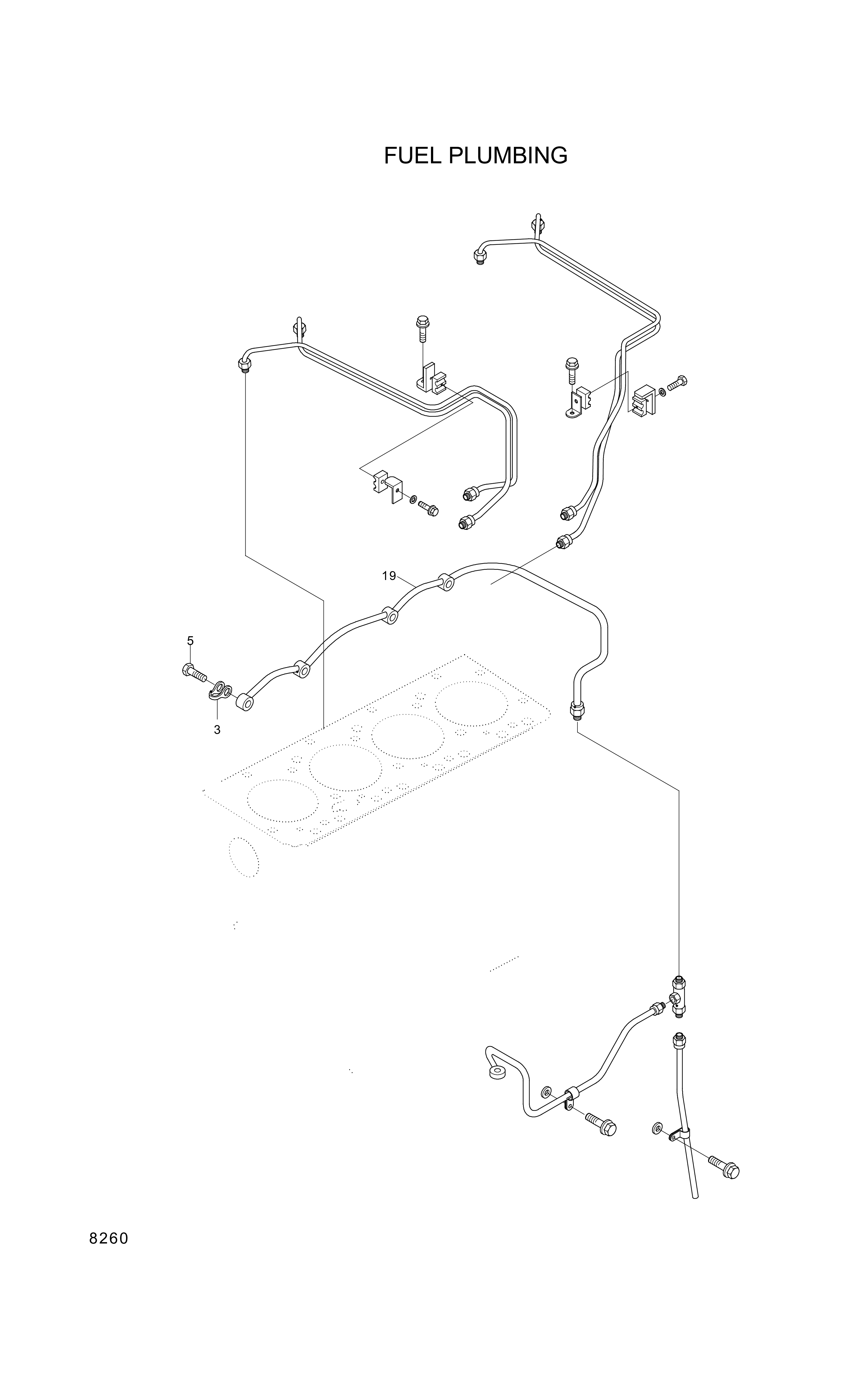 drawing for Hyundai Construction Equipment YUBP-07177 - TEE-MALE (figure 1)