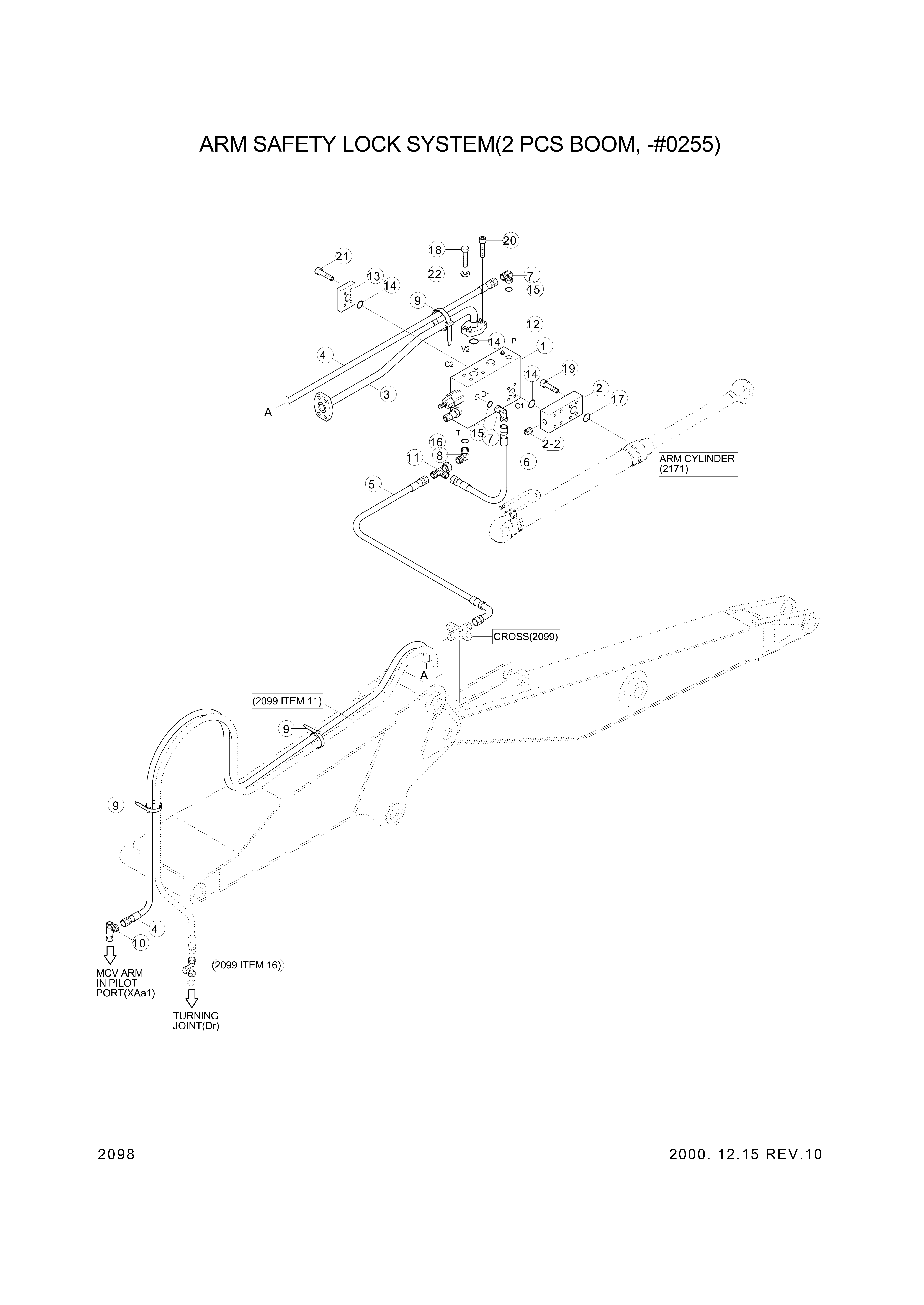 drawing for Hyundai Construction Equipment 31EK-90620 - VALVE-SAFETY LOCK (figure 4)