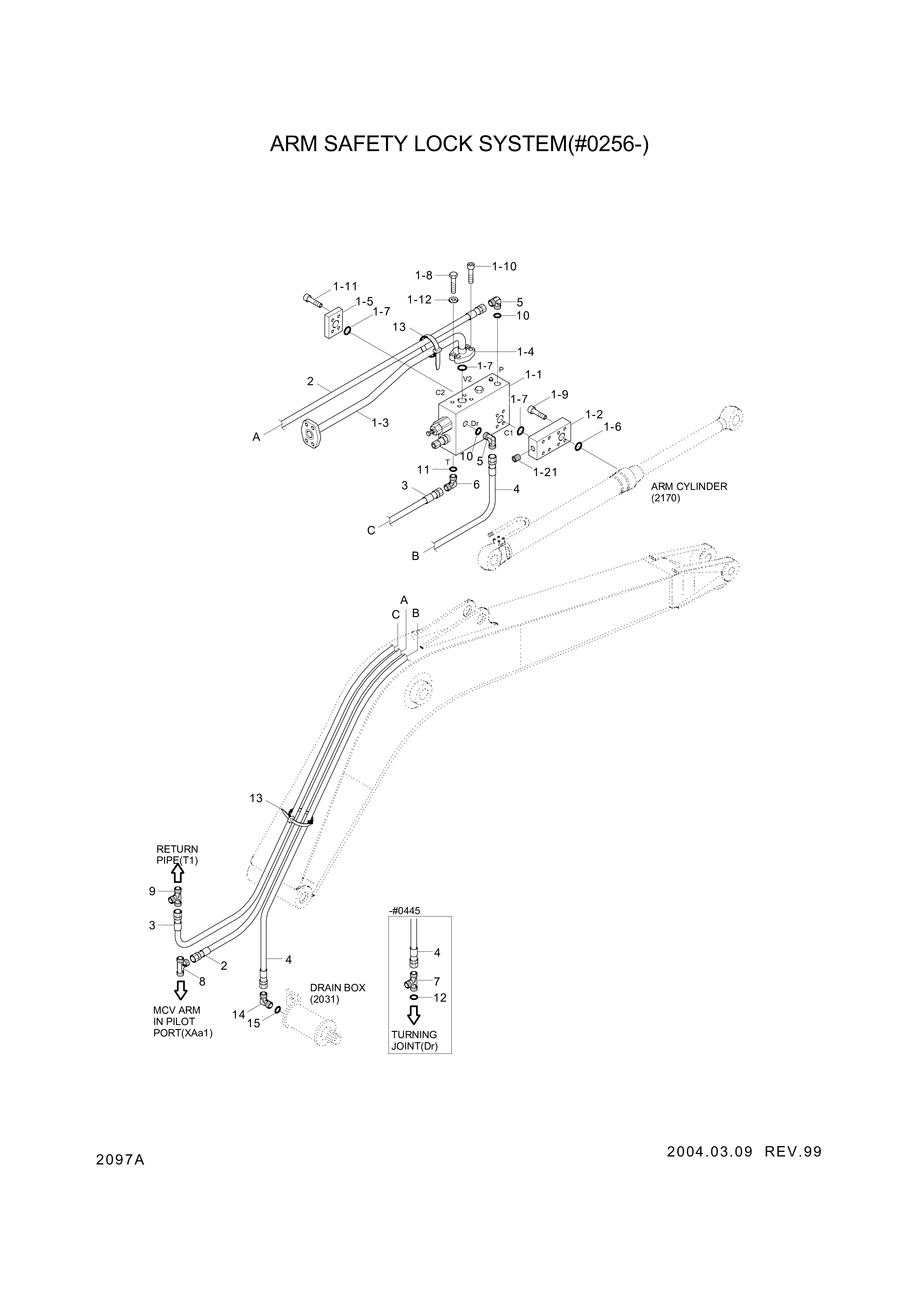 drawing for Hyundai Construction Equipment 31EK-90620 - VALVE-SAFETY LOCK (figure 5)