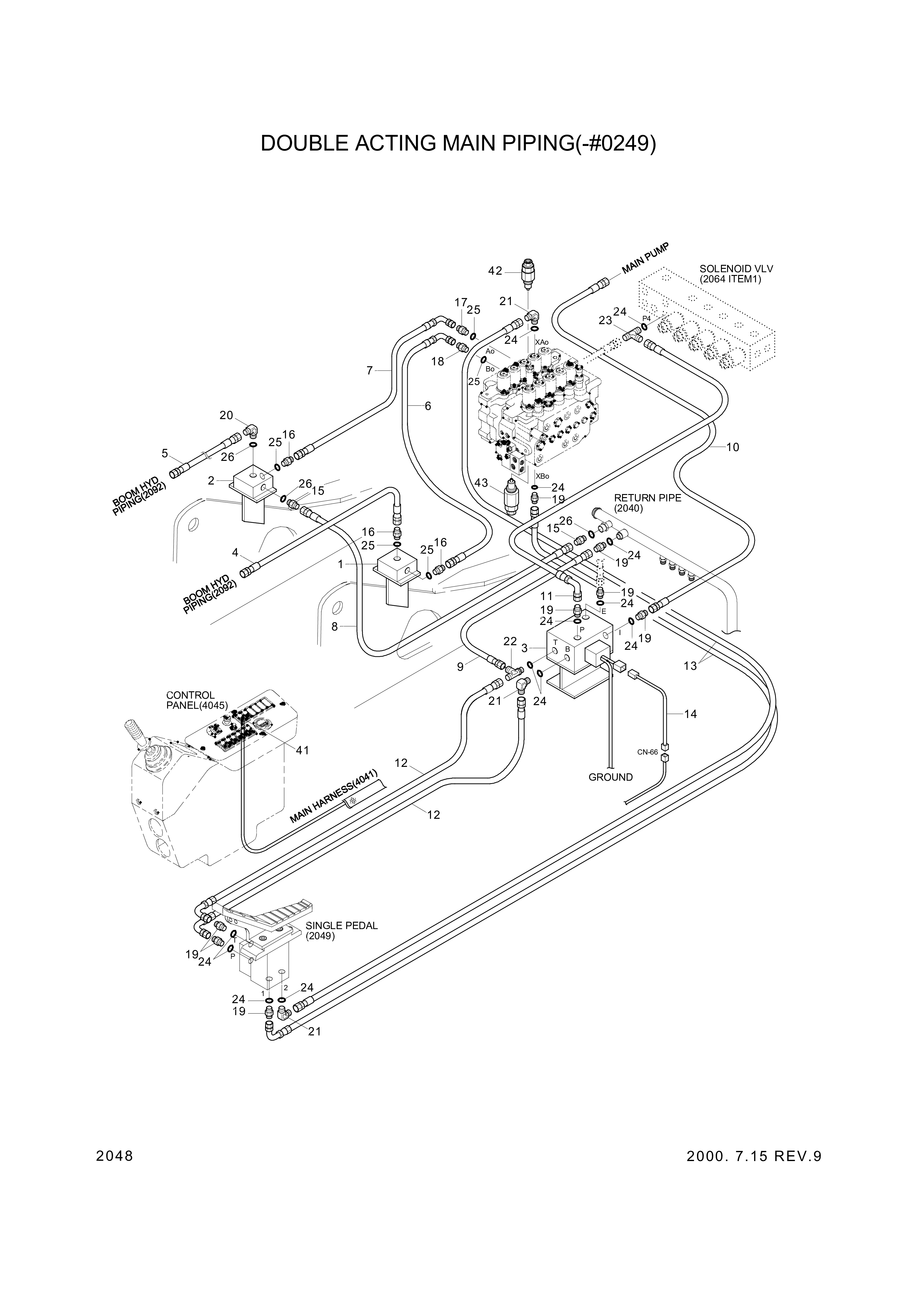drawing for Hyundai Construction Equipment 3537-250-380 - PORT RELIEF VALVE (figure 3)