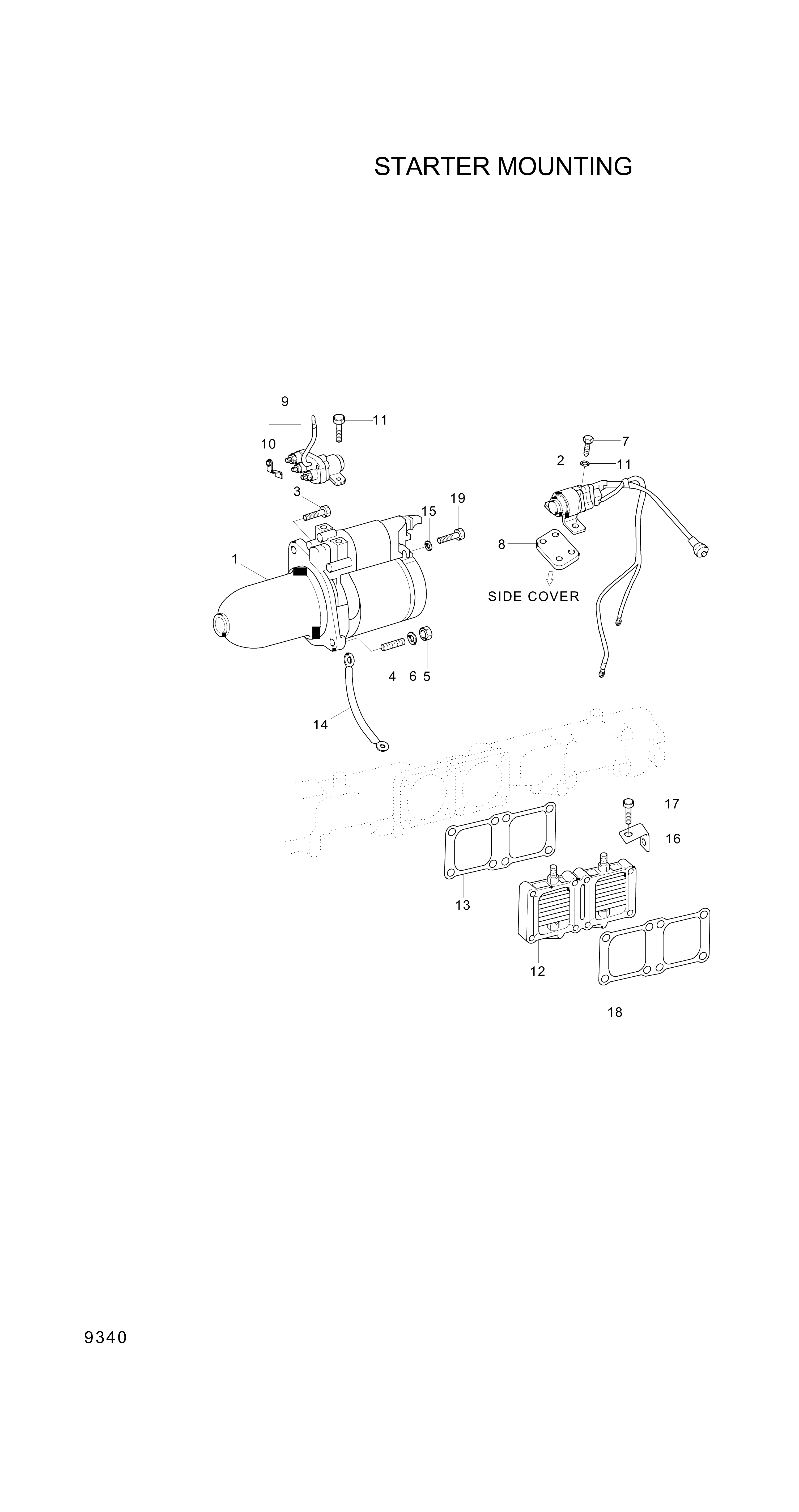 drawing for Hyundai Construction Equipment S061-312035 - STUD (figure 3)