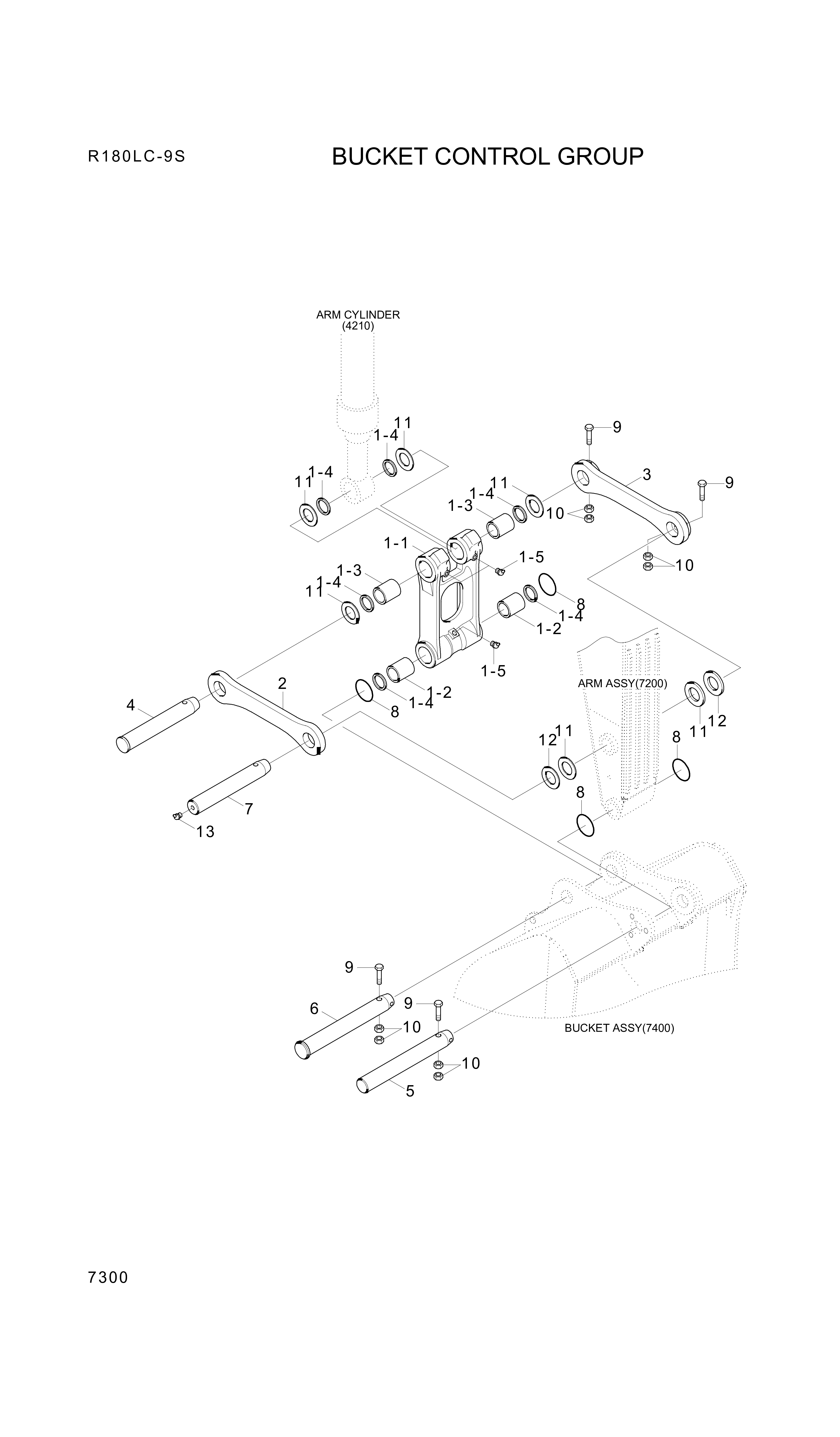 drawing for Hyundai Construction Equipment 61EK-11101 - PIN-JOINT