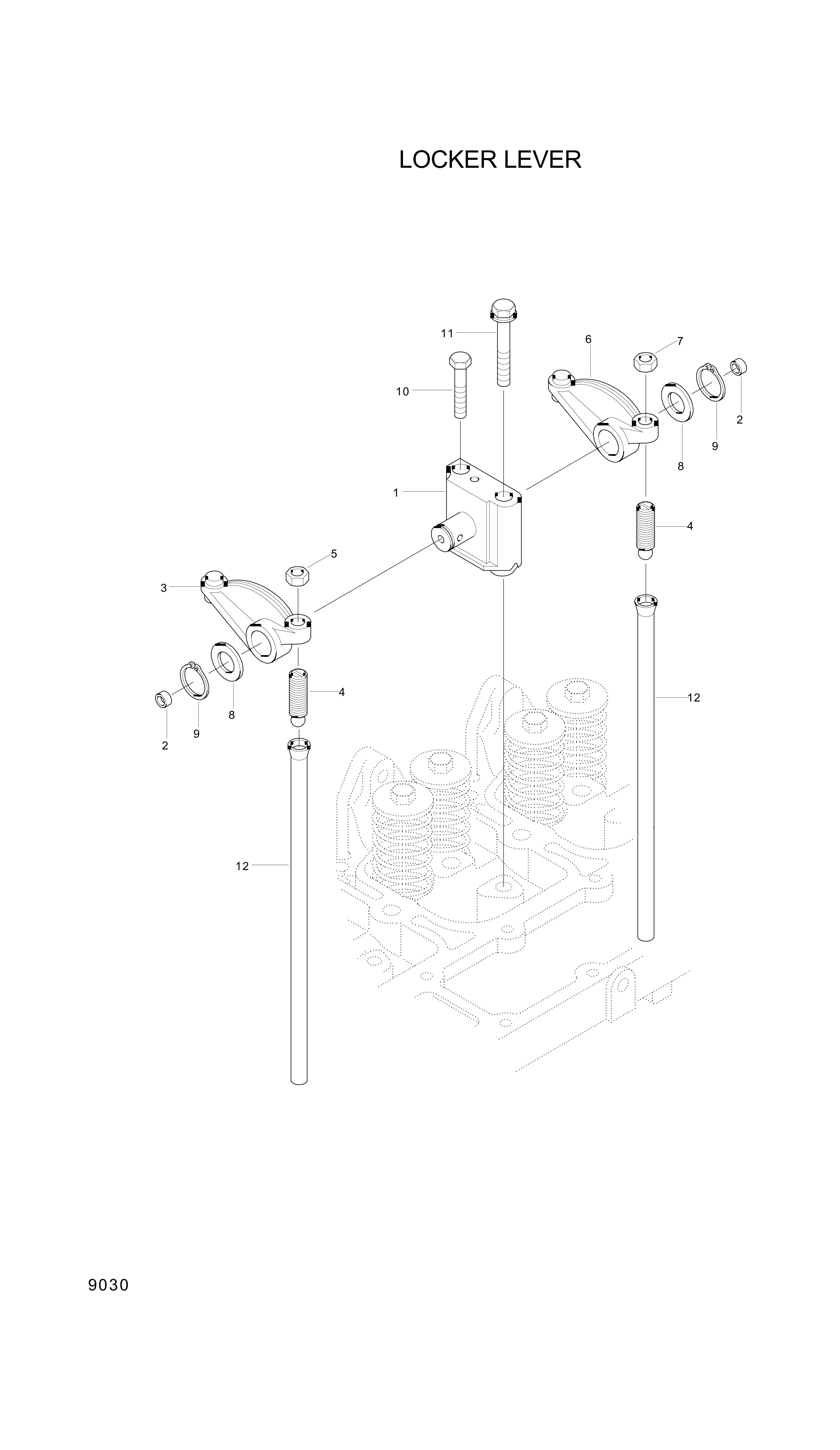 drawing for Hyundai Construction Equipment YUBP-07261 - PLUG-EXPANSION (figure 2)