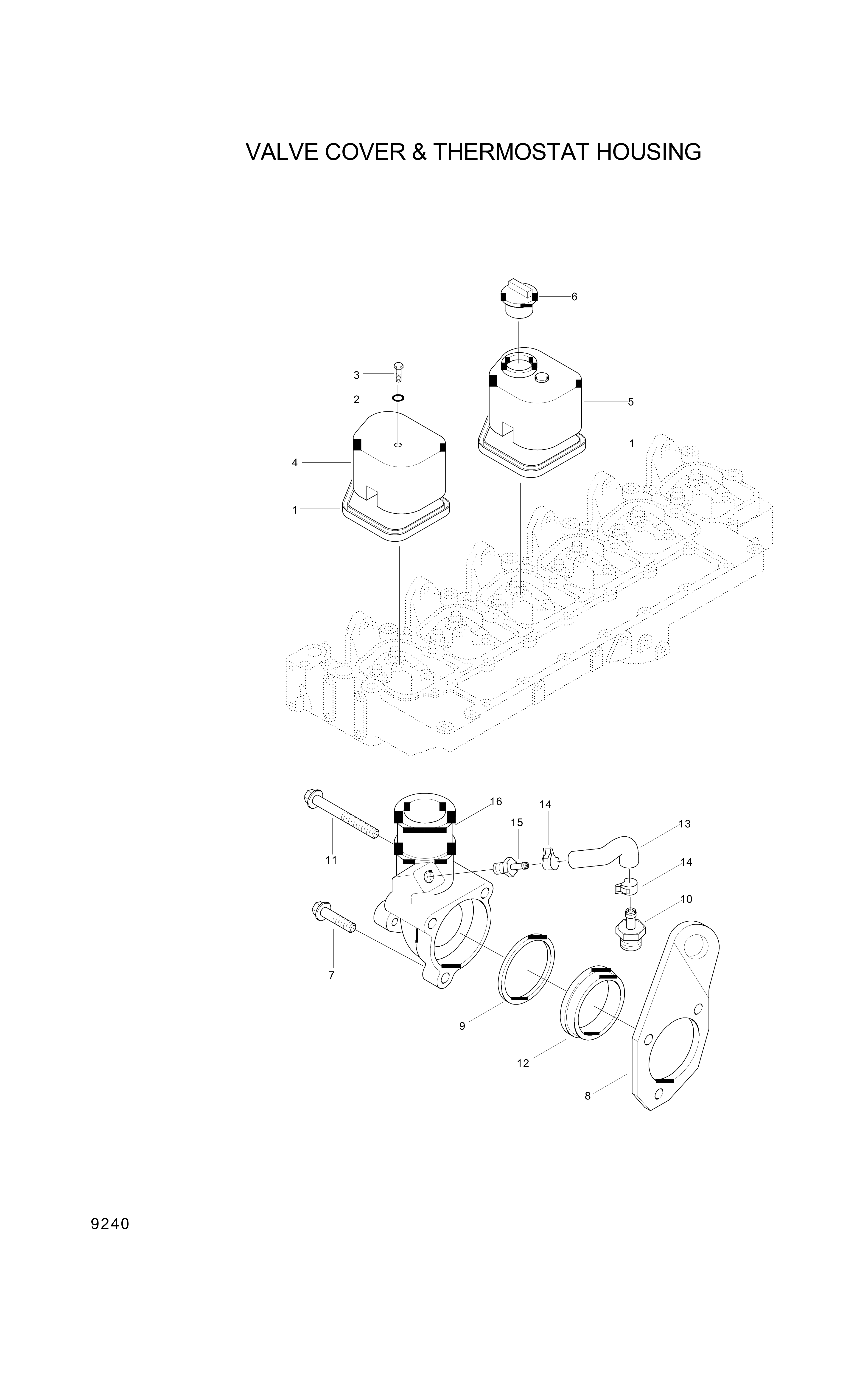 drawing for Hyundai Construction Equipment YUBP-05066 - COVER (figure 1)