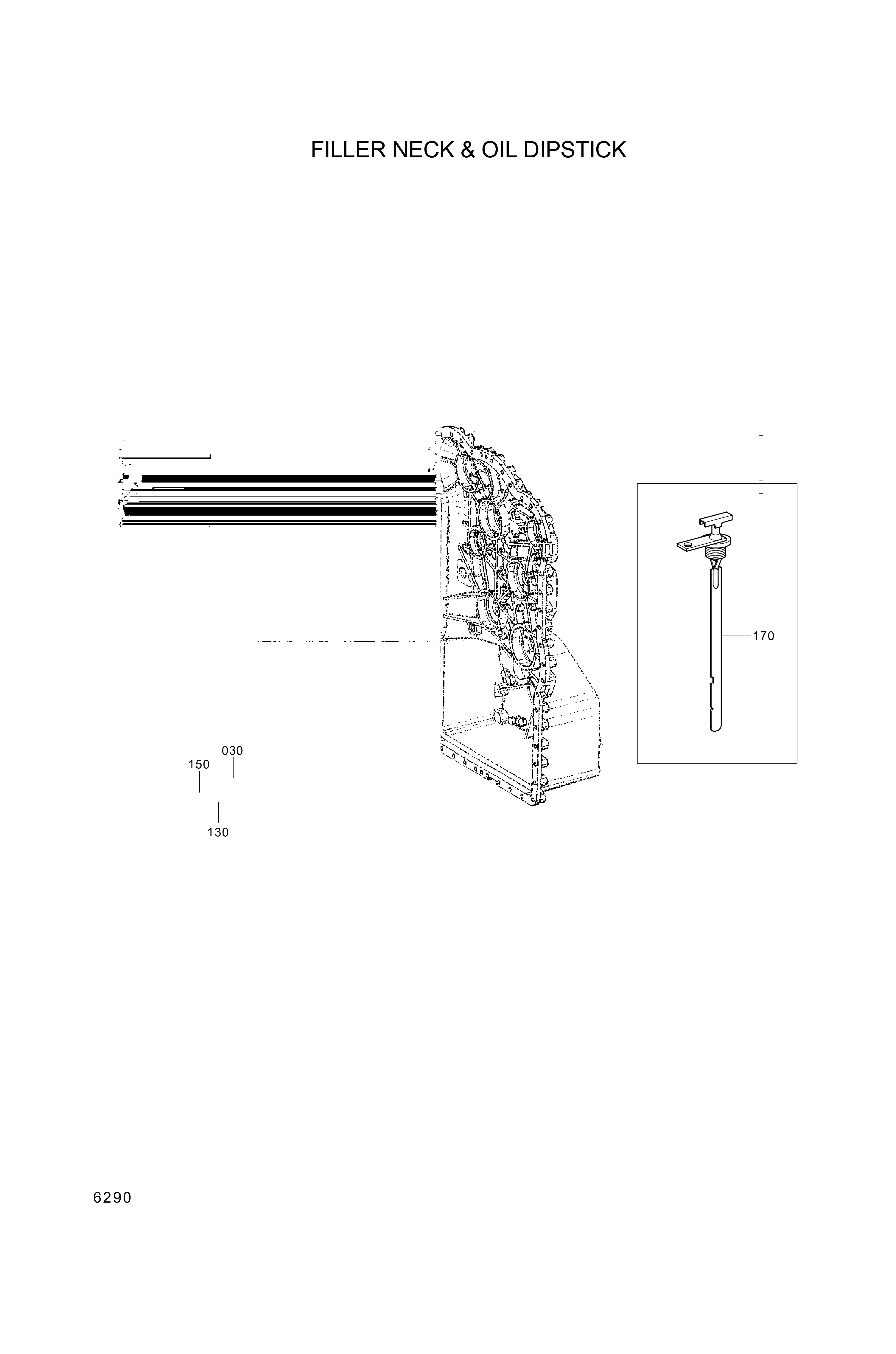 drawing for Hyundai Construction Equipment ZGAQ-01716 - DIPSTICK ASSY (figure 1)