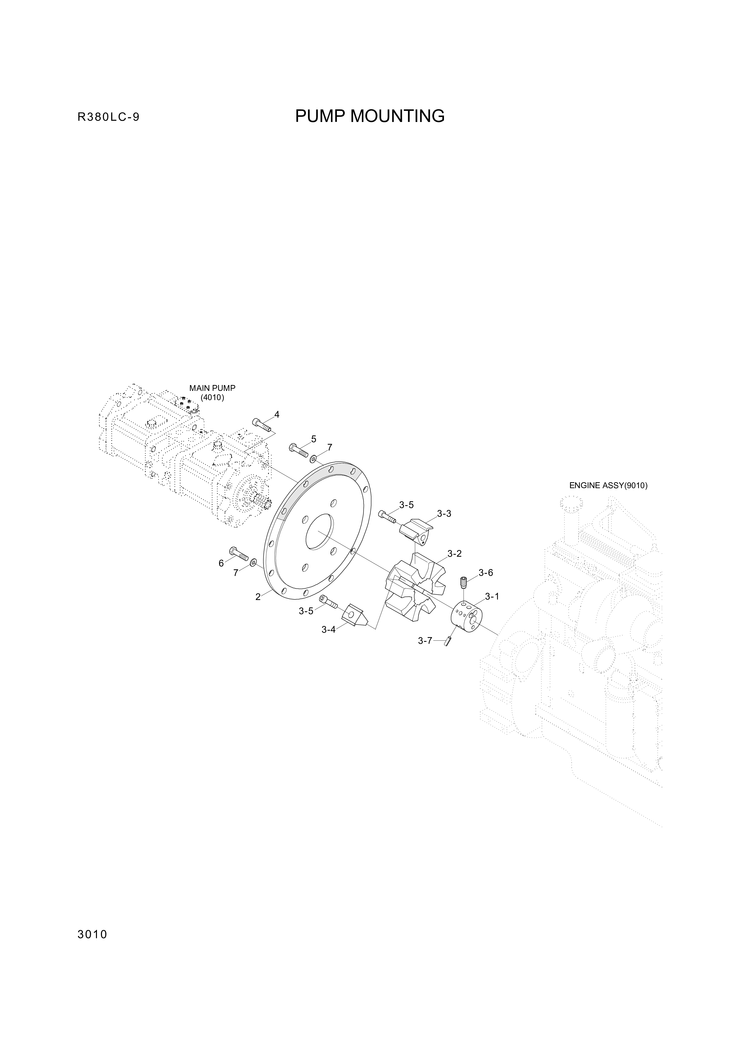 drawing for Hyundai Construction Equipment 11E9-16013 - COUPLING ASSY-PUMP (figure 5)