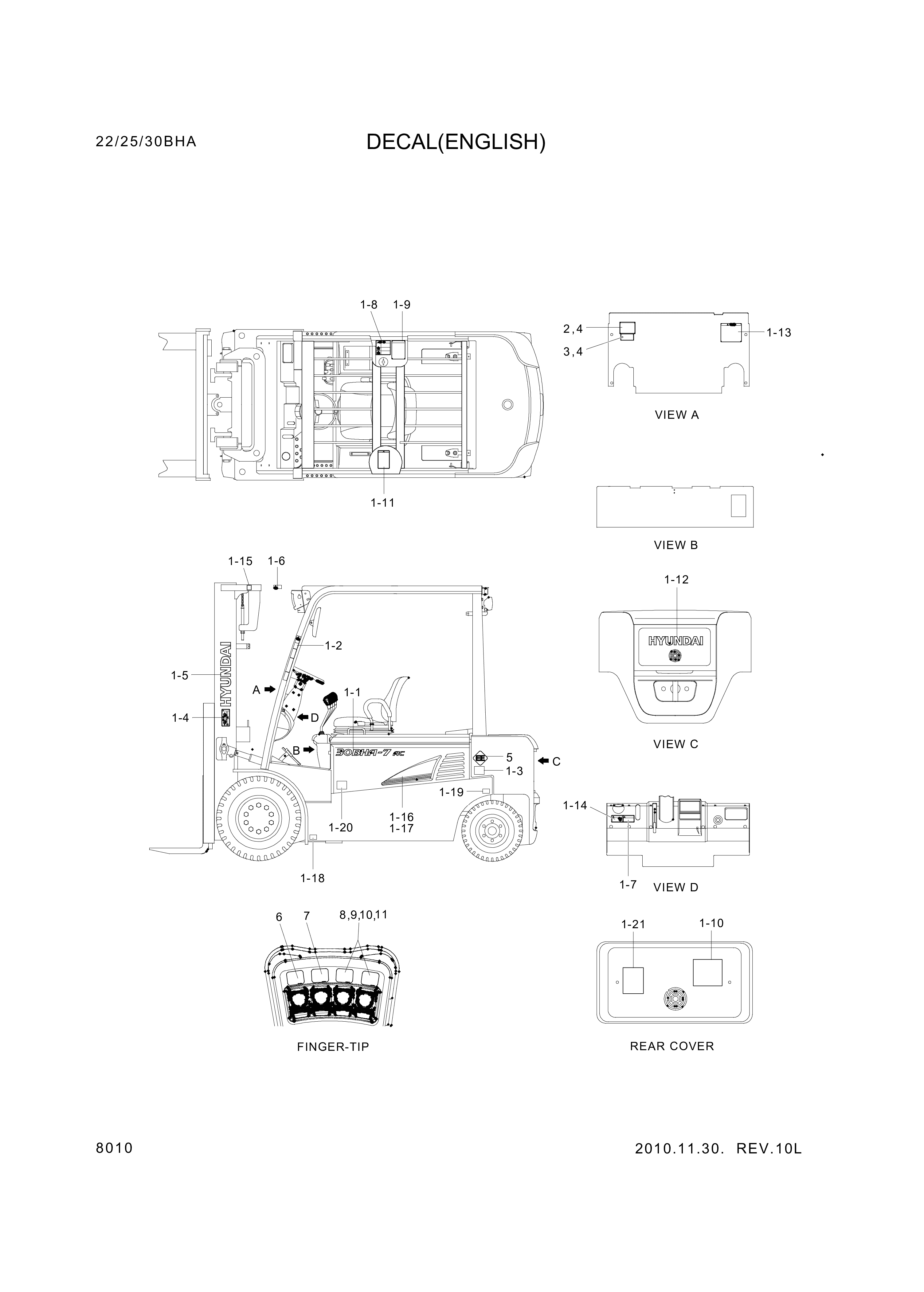 drawing for Hyundai Construction Equipment 99FG-00182 - DECAL-BRAKE FLUID (figure 1)