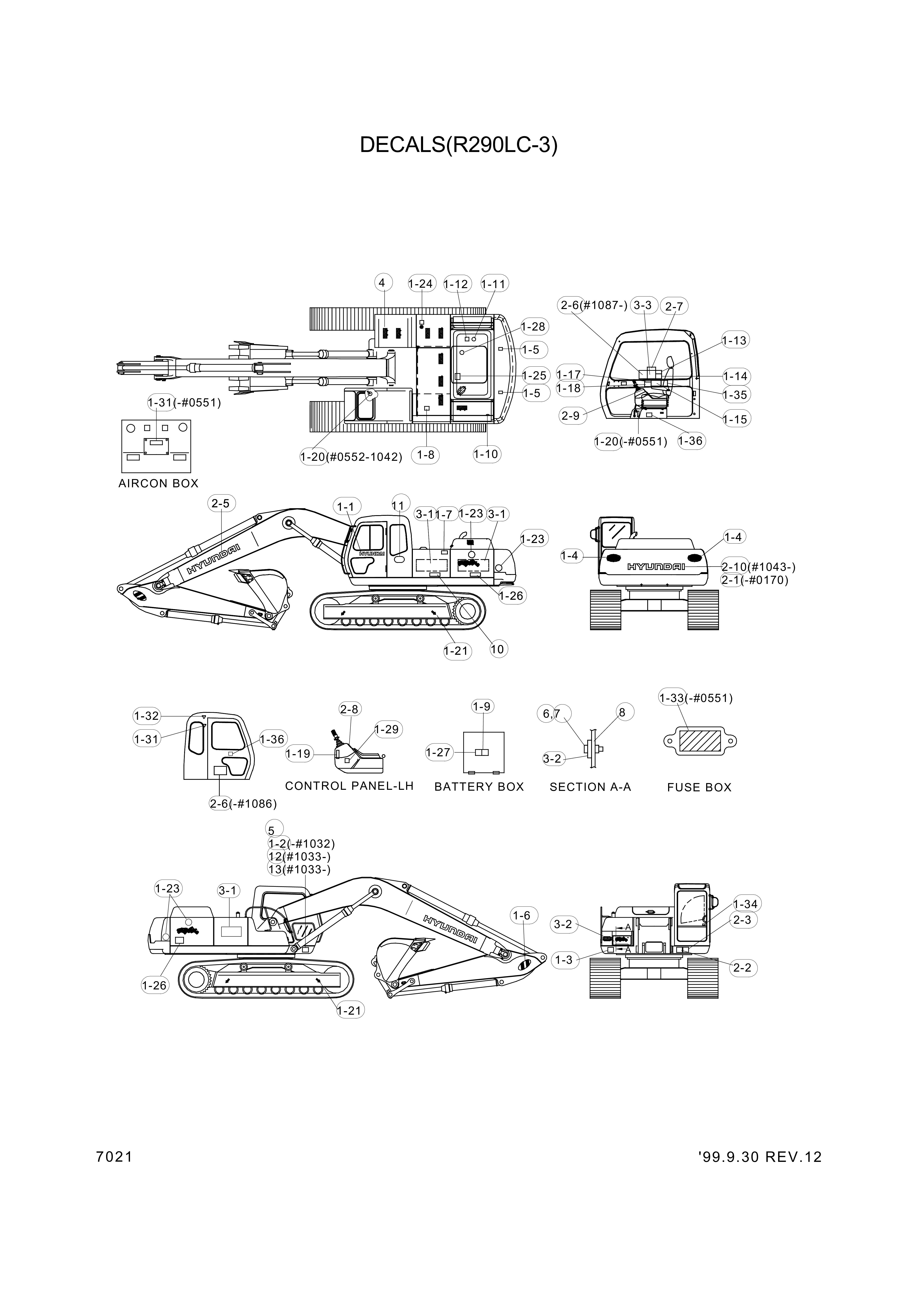 drawing for Hyundai Construction Equipment 91E1-23660 - DECAL-NOISE (figure 3)