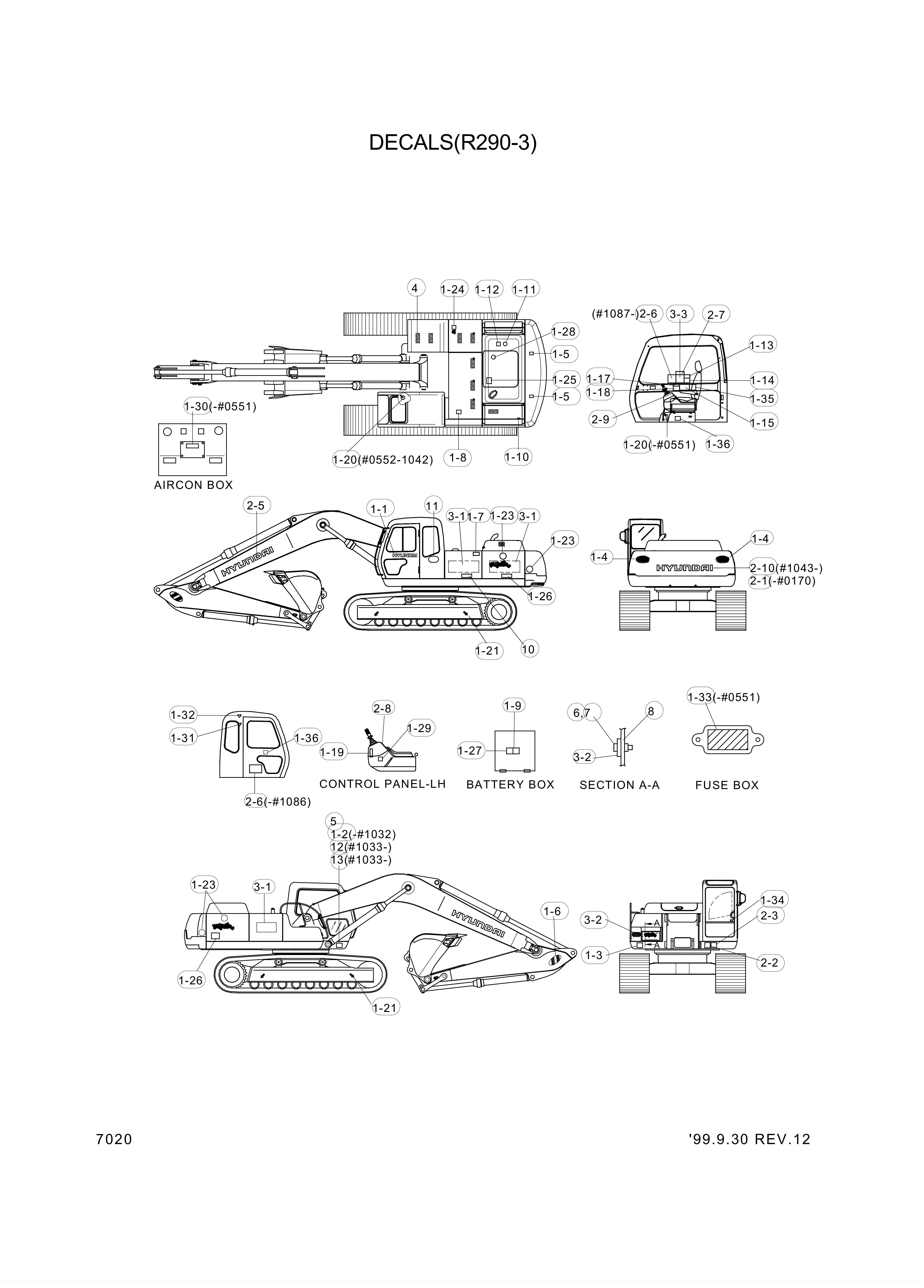 drawing for Hyundai Construction Equipment 91E1-23660 - DECAL-NOISE (figure 4)