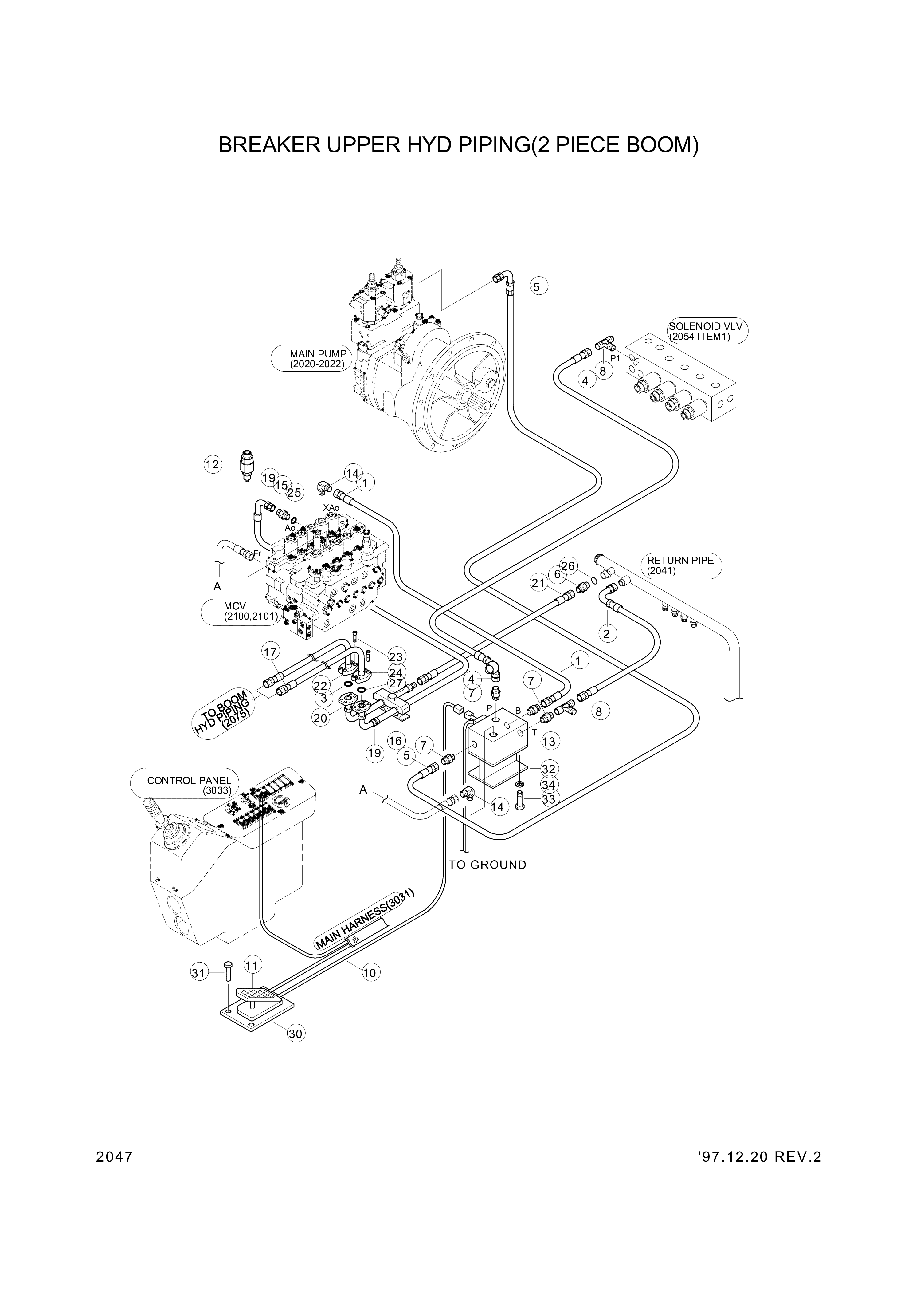 drawing for Hyundai Construction Equipment 3537-171-350K-3 - PORT RELIEF V/V (figure 5)