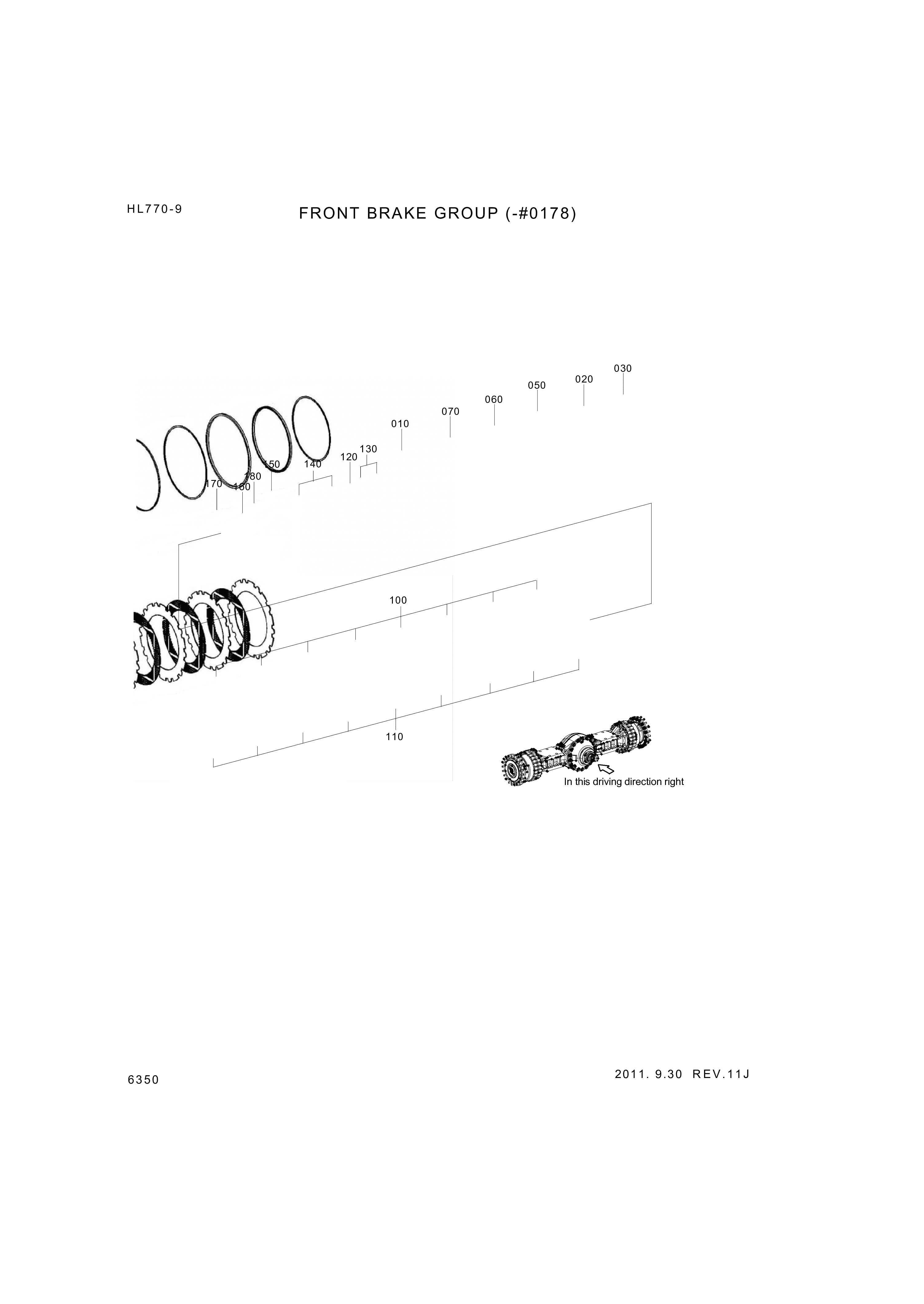 drawing for Hyundai Construction Equipment SWO0167A-000-02 - INNER CLUTCH DISK (figure 3)