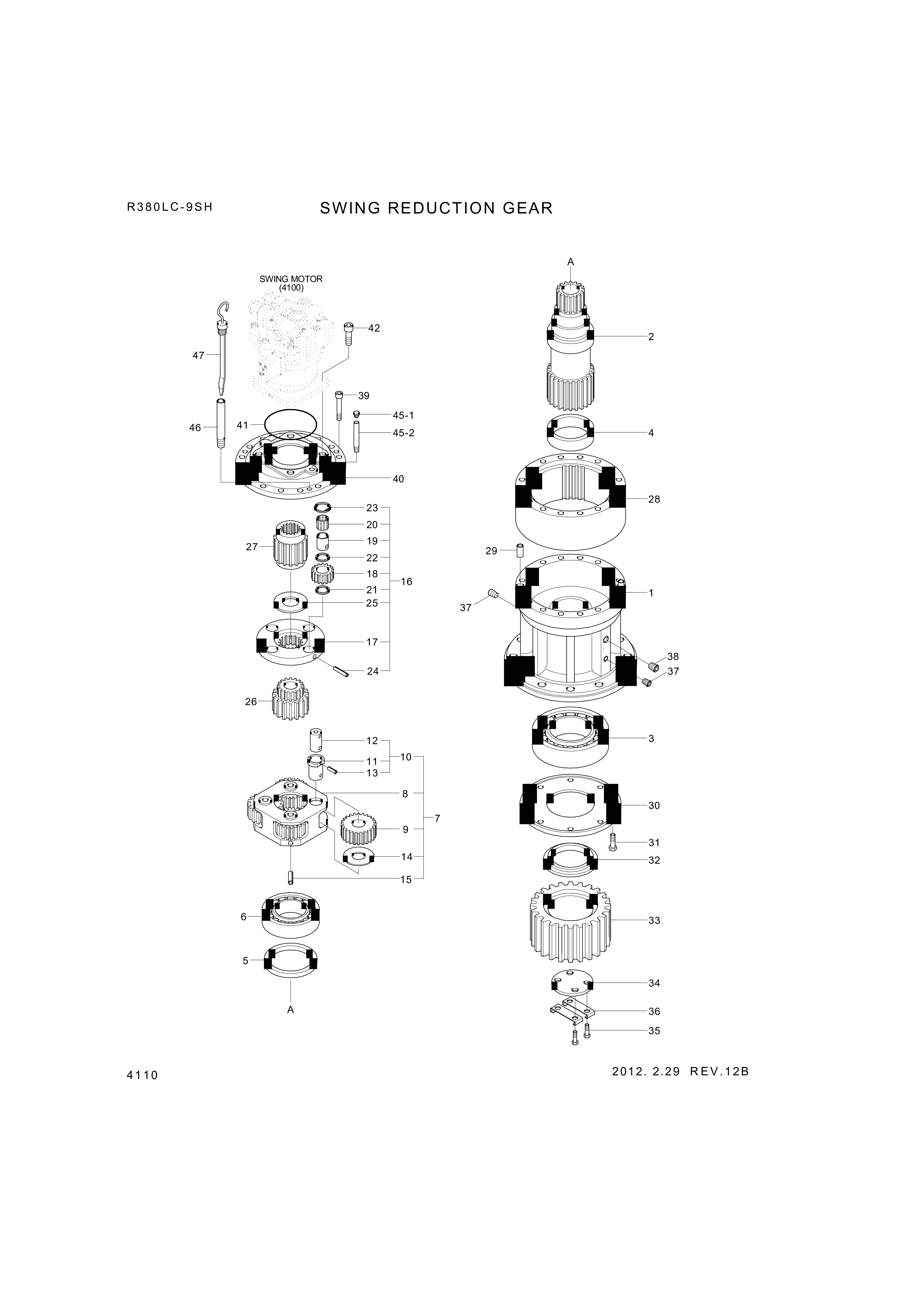 drawing for Hyundai Construction Equipment XKAQ-00746 - GEAR-SUN NO1 (figure 1)