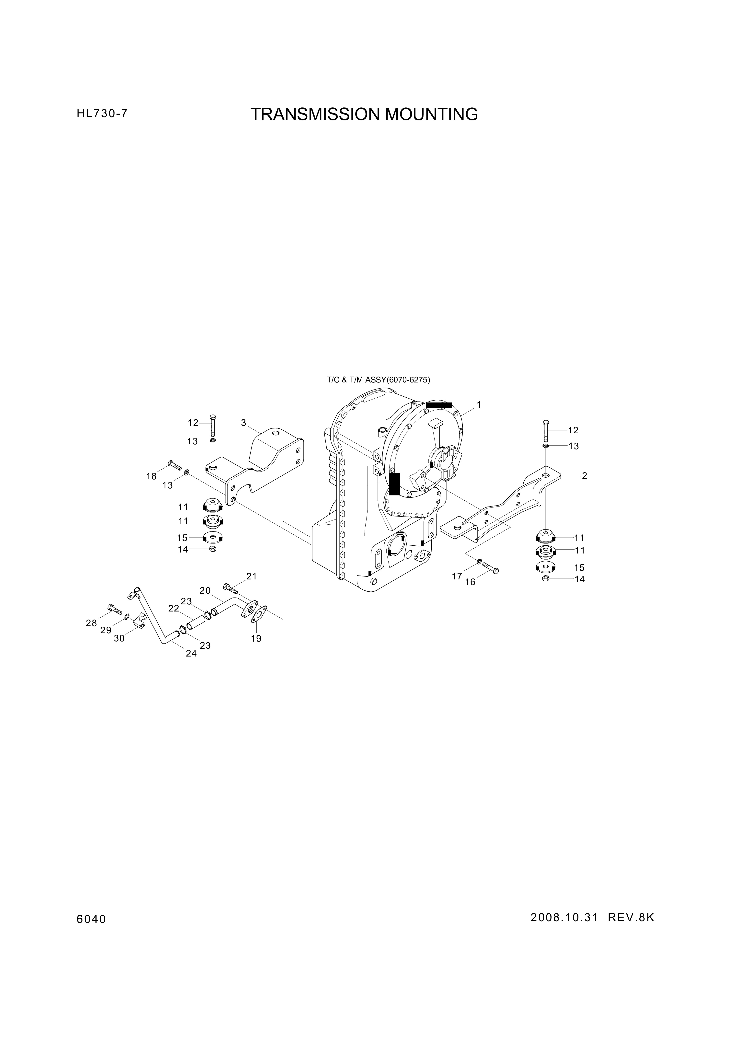 drawing for Hyundai Construction Equipment 81LF-60020 - BRACKET-MOUNT (figure 1)