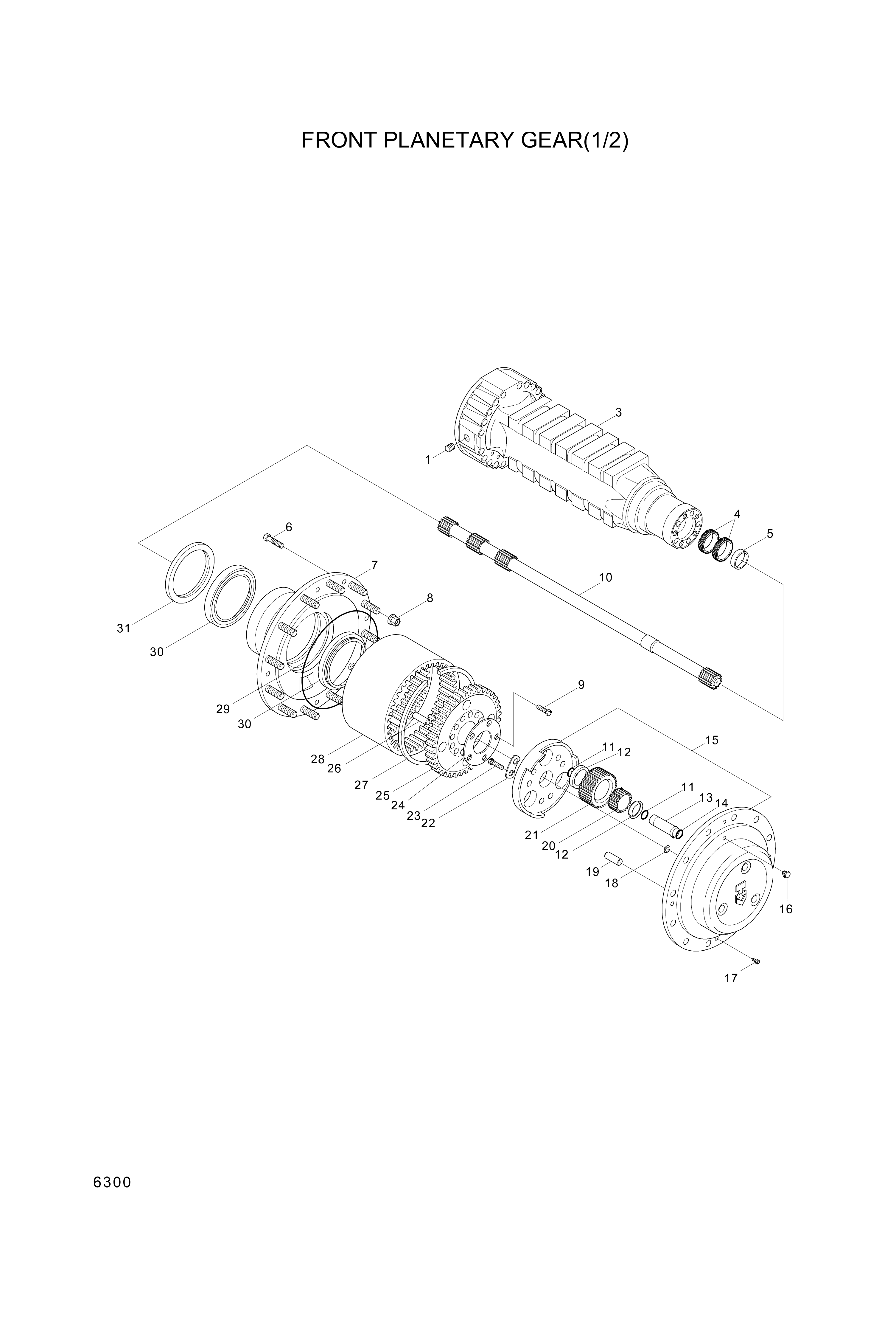drawing for Hyundai Construction Equipment ZTAM-00294 - PLATE-LOCK (figure 2)