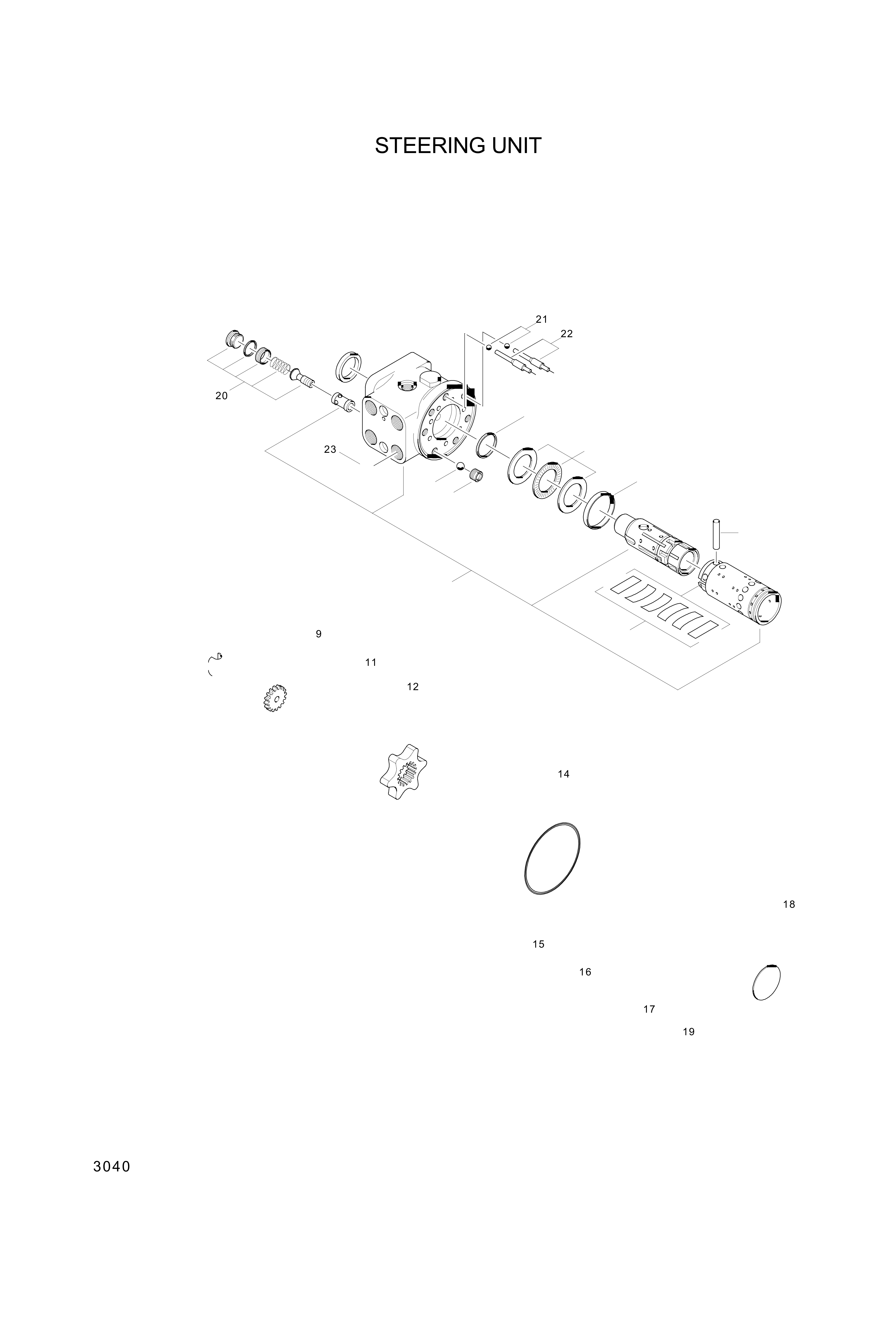 drawing for Hyundai Construction Equipment 150-4281 - Relief Valve-Pilot (figure 4)