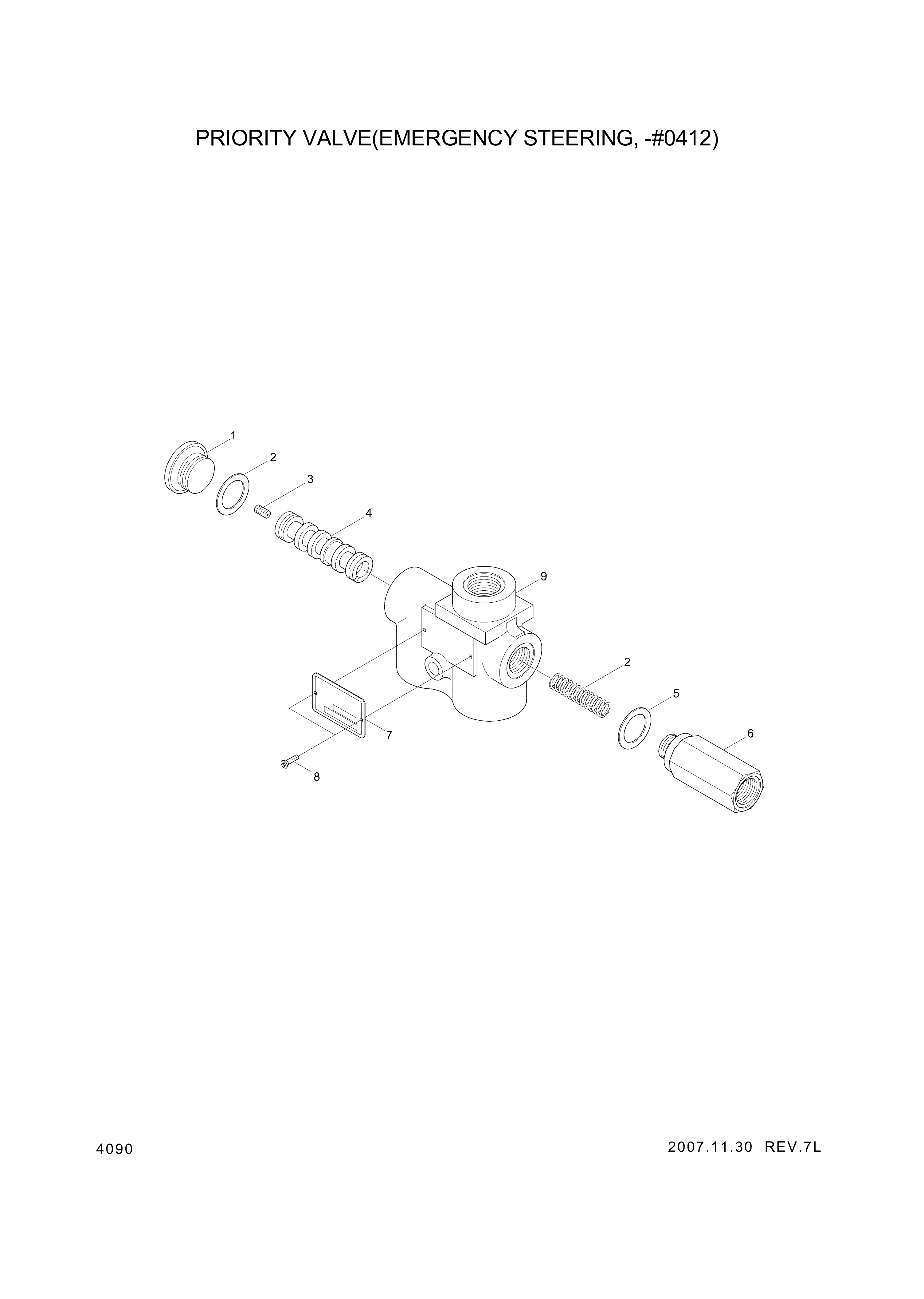 drawing for Hyundai Construction Equipment 681X2046 - PLUG (figure 3)